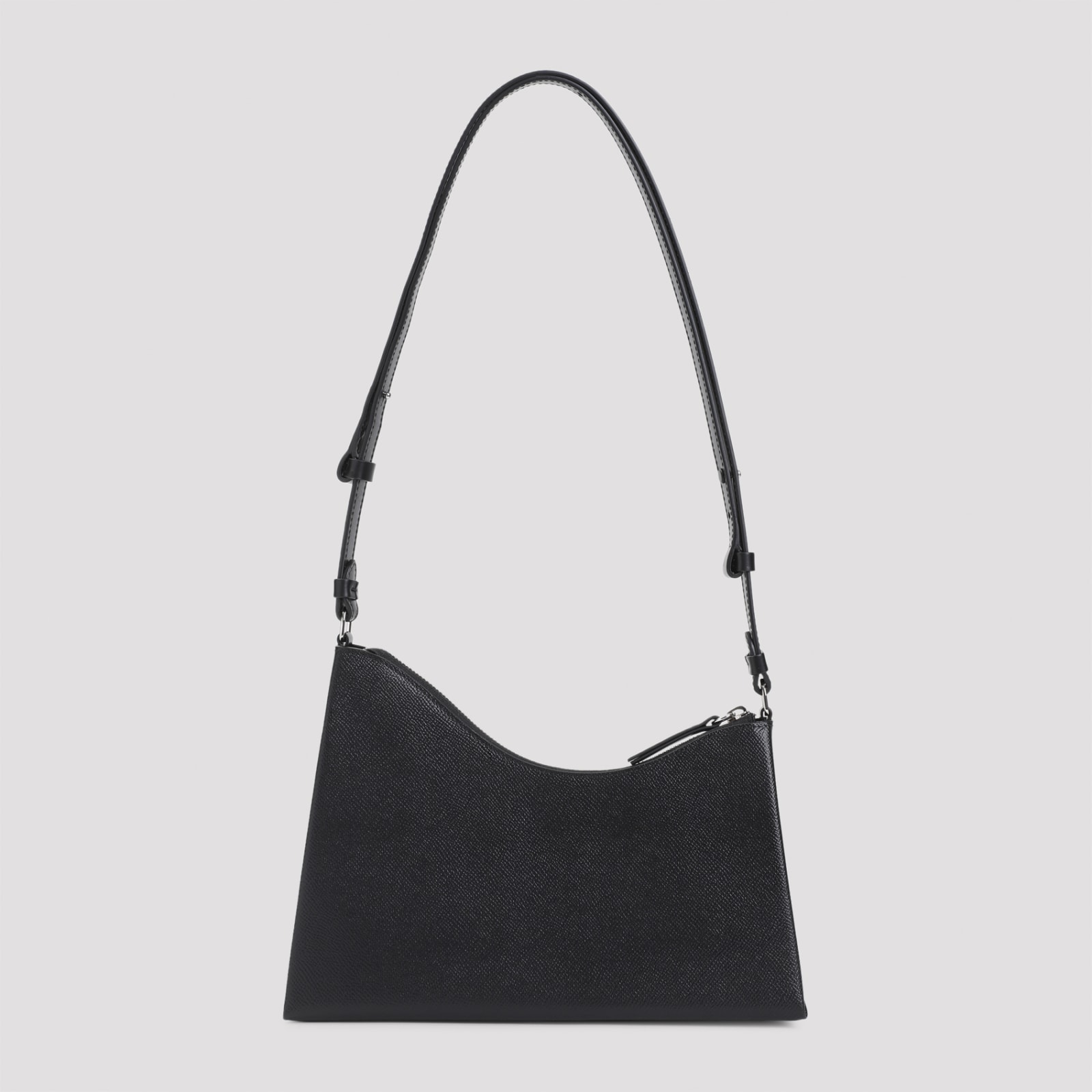 Shop Maison Margiela Snatched Small Hobo Bag In Black