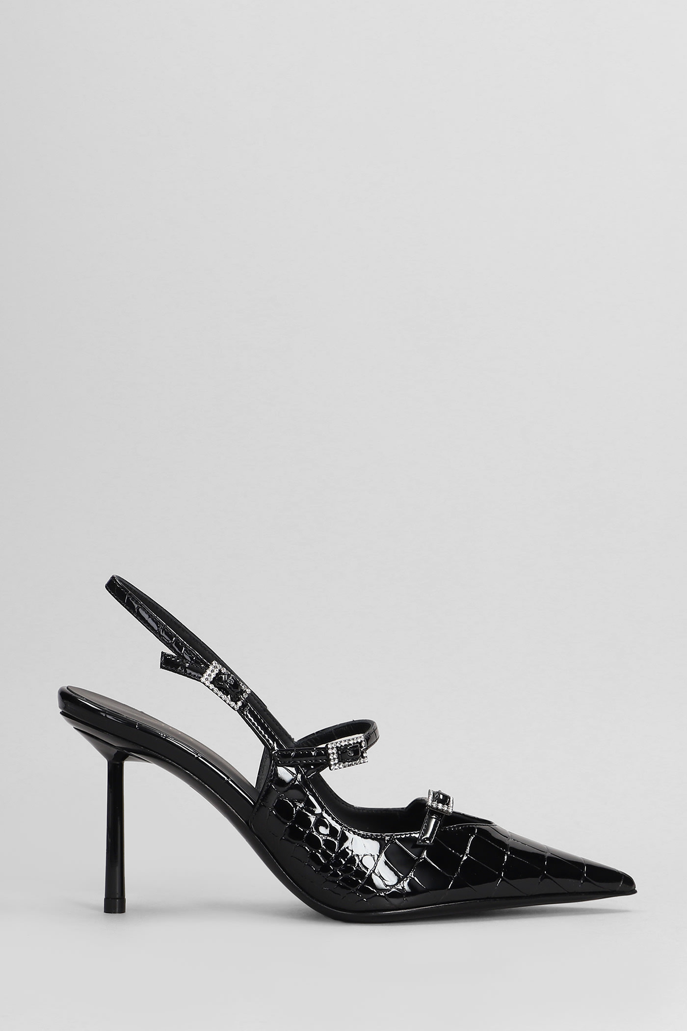 Morgana Pumps In Black Leather