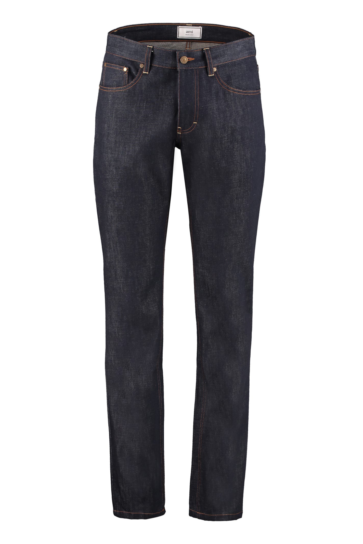 Click to view more detailed imagery on our partner's website Ami Alexandre Mattiussi 5-pocket Jeans In Denim