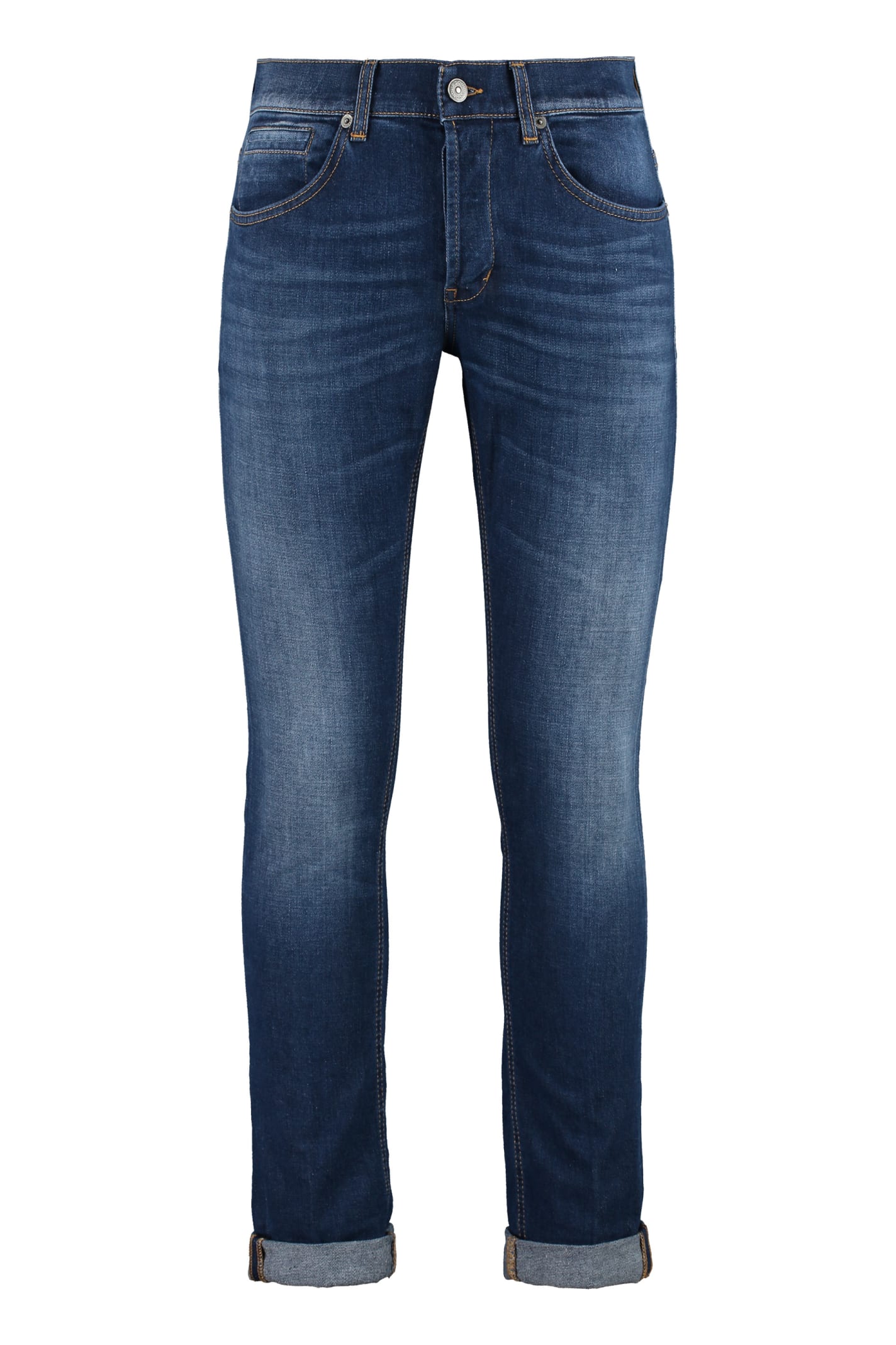 Shop Dondup George 5-pocket Jeans In Denim
