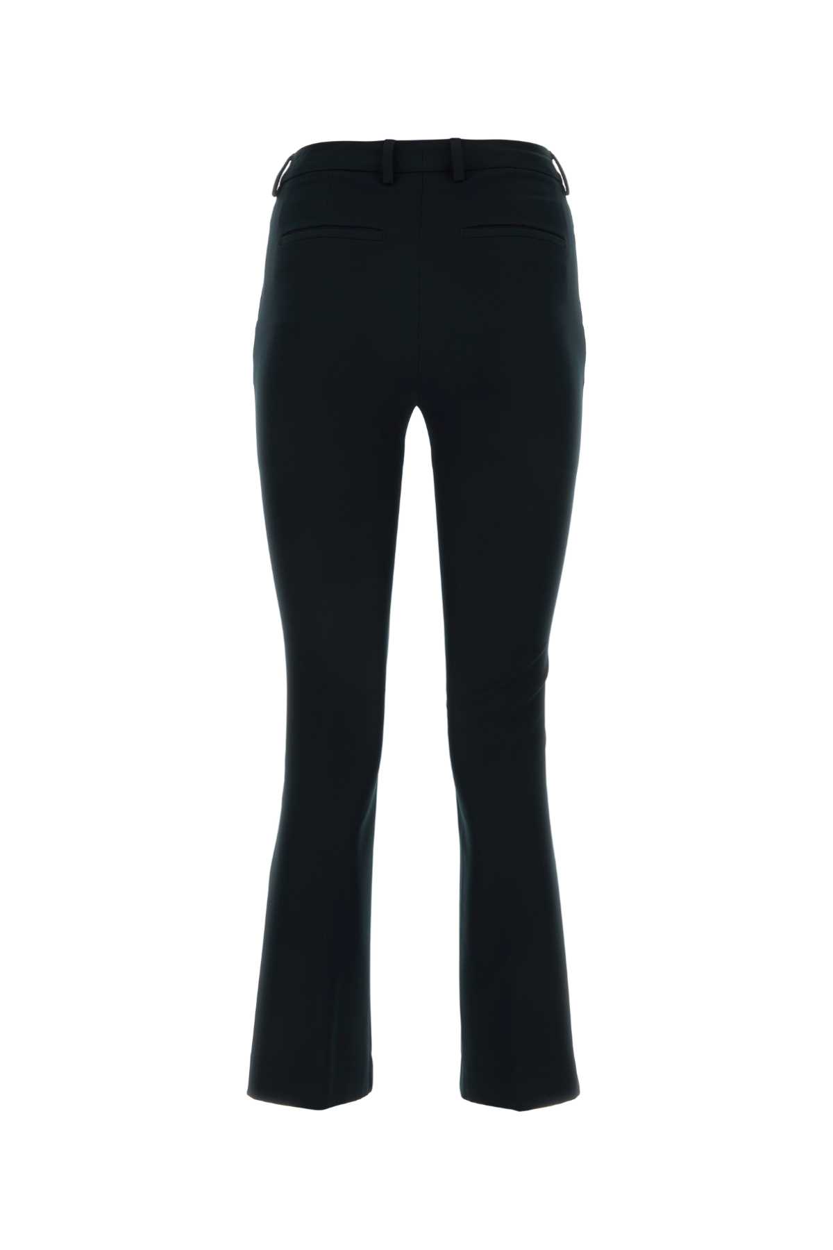 Shop Pt Torino Black Stretch Polyester Jaine Pant In Nero