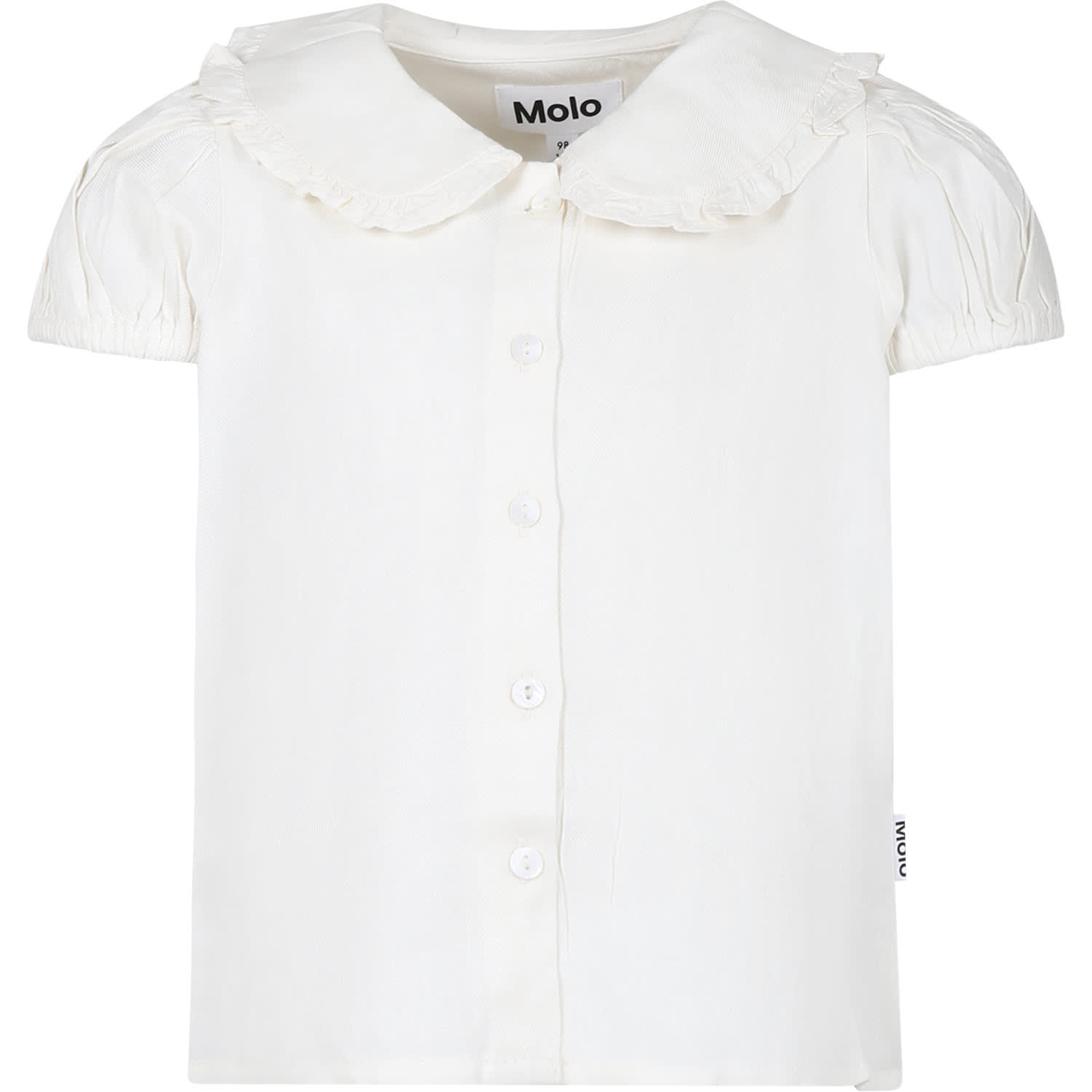 Molo Kids' White T-shirt For Girl