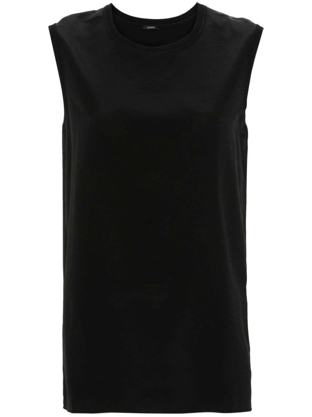 Shop Joseph Bley Blouse Crepe De Soie In Black