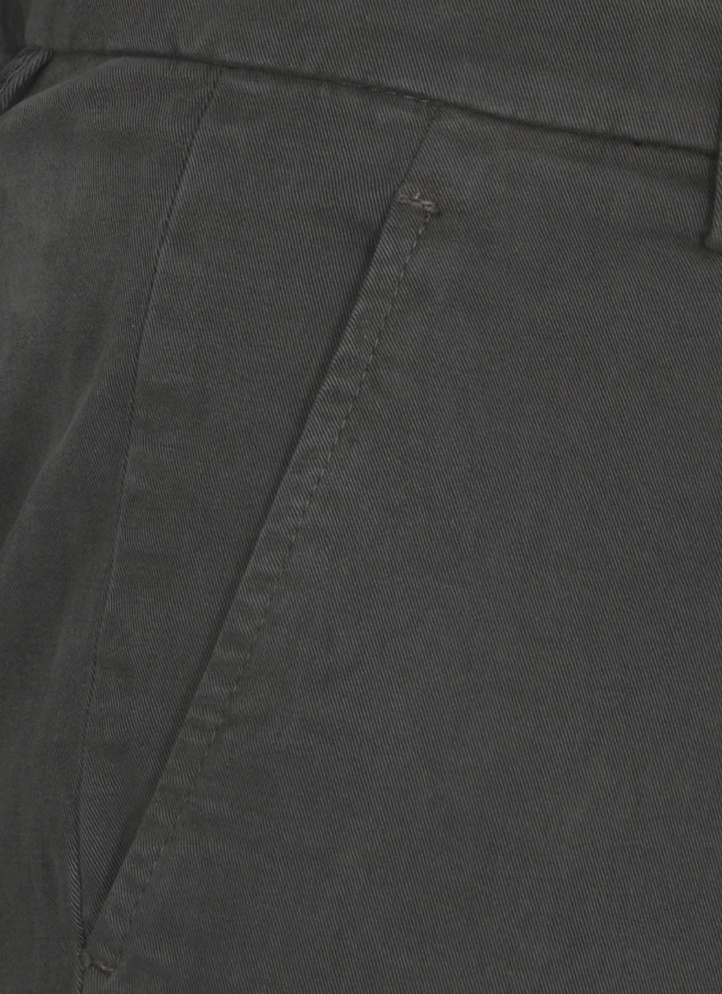 Dondup Gaubert Cotton Chino Trousers In Grey