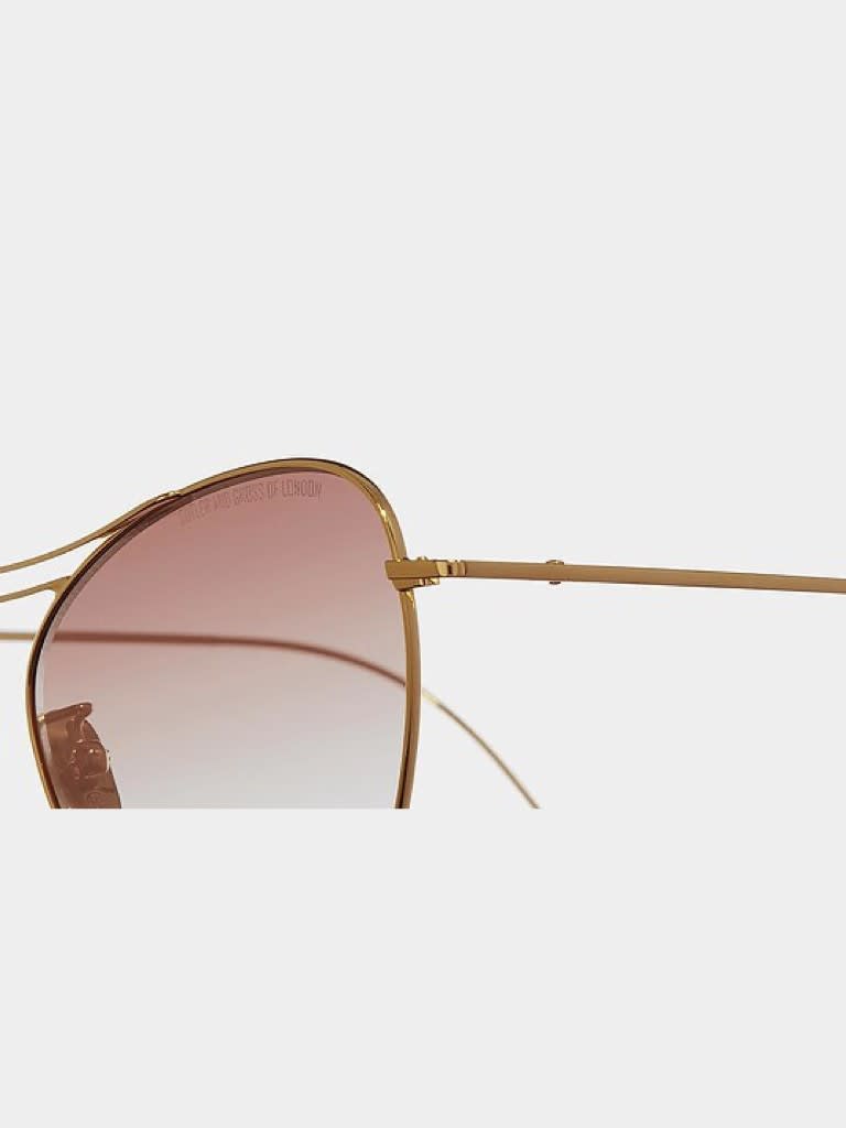 Shop Cutler And Gross 1307gpl/01 Eyewear In Champagne