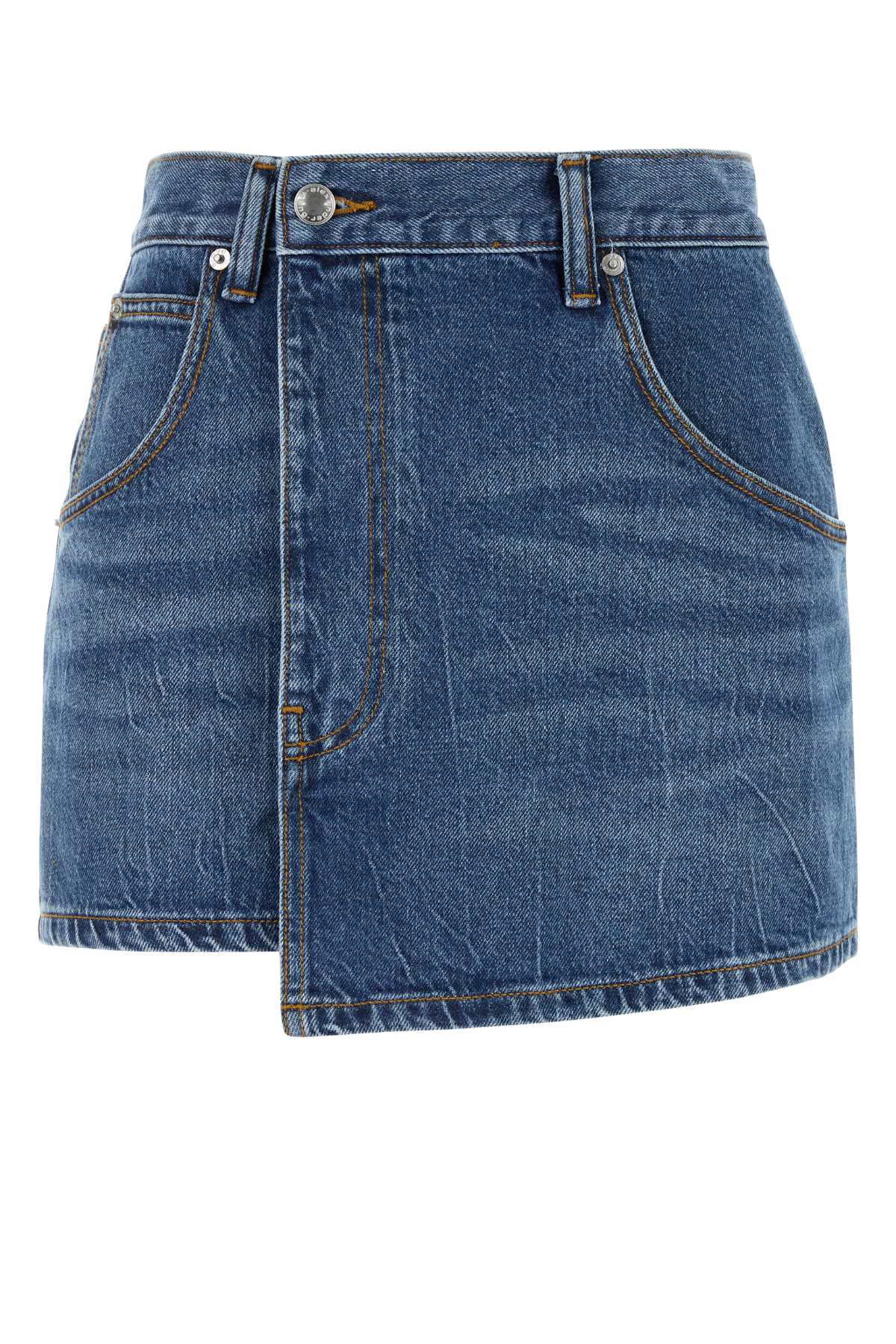 Denim Mini Skirt