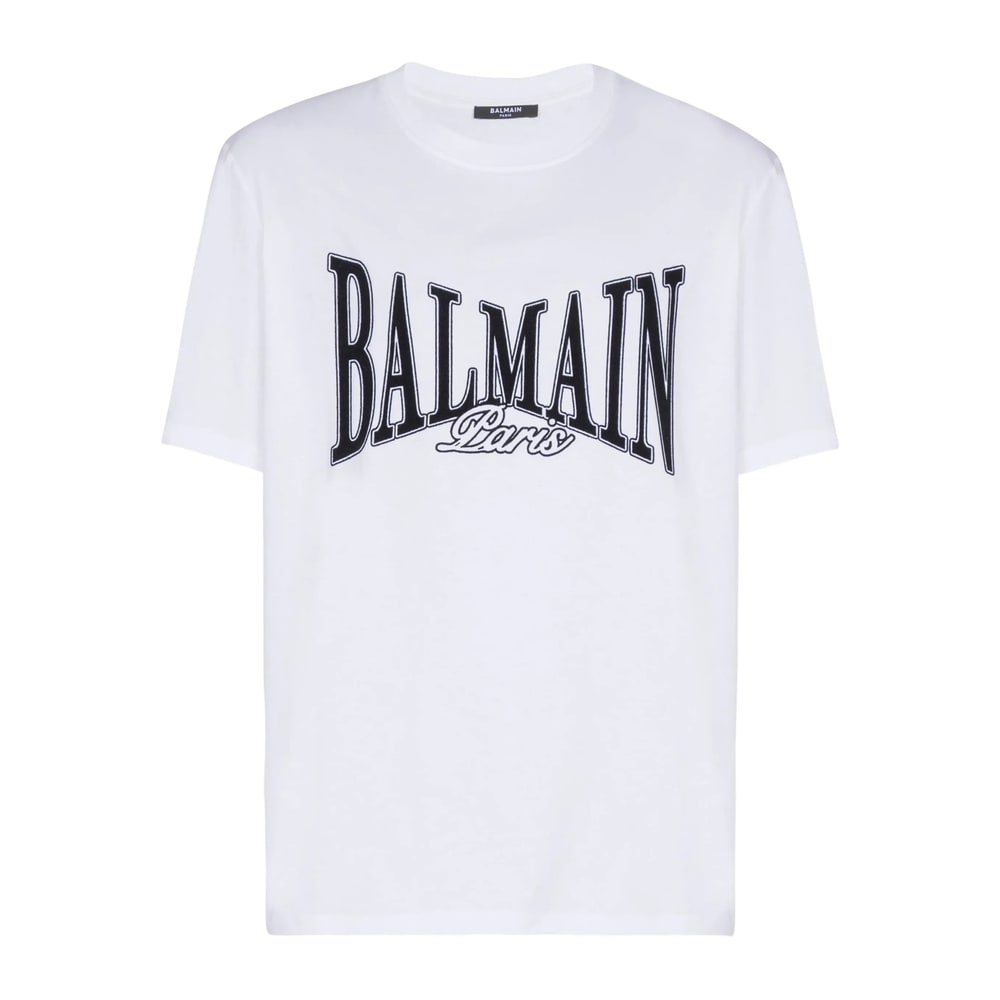 Balmain College Flock T-shirt In Animal Print