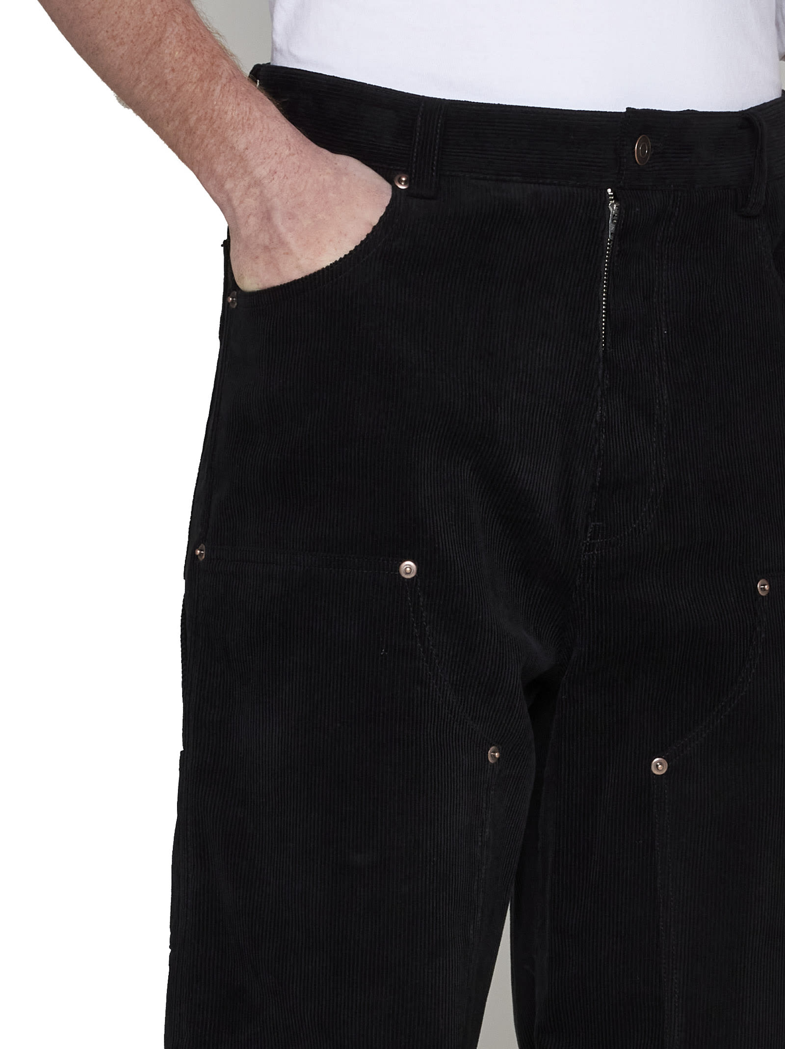 Shop We11 Done Pants In Black