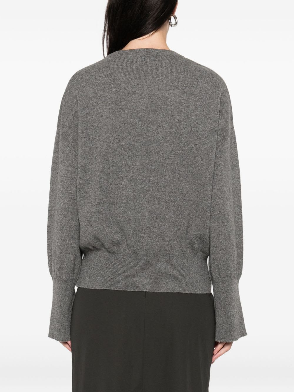 Goat Soft Sweater Gray In Gray