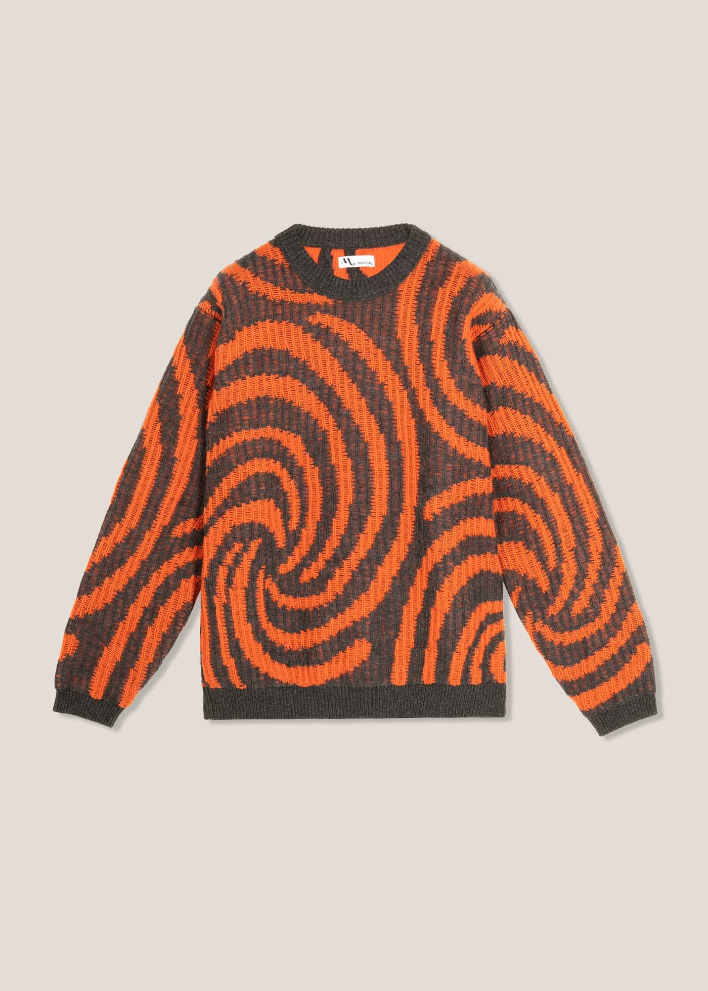 doppiaa Aappio Shetland Wool Jacquard Sweater
