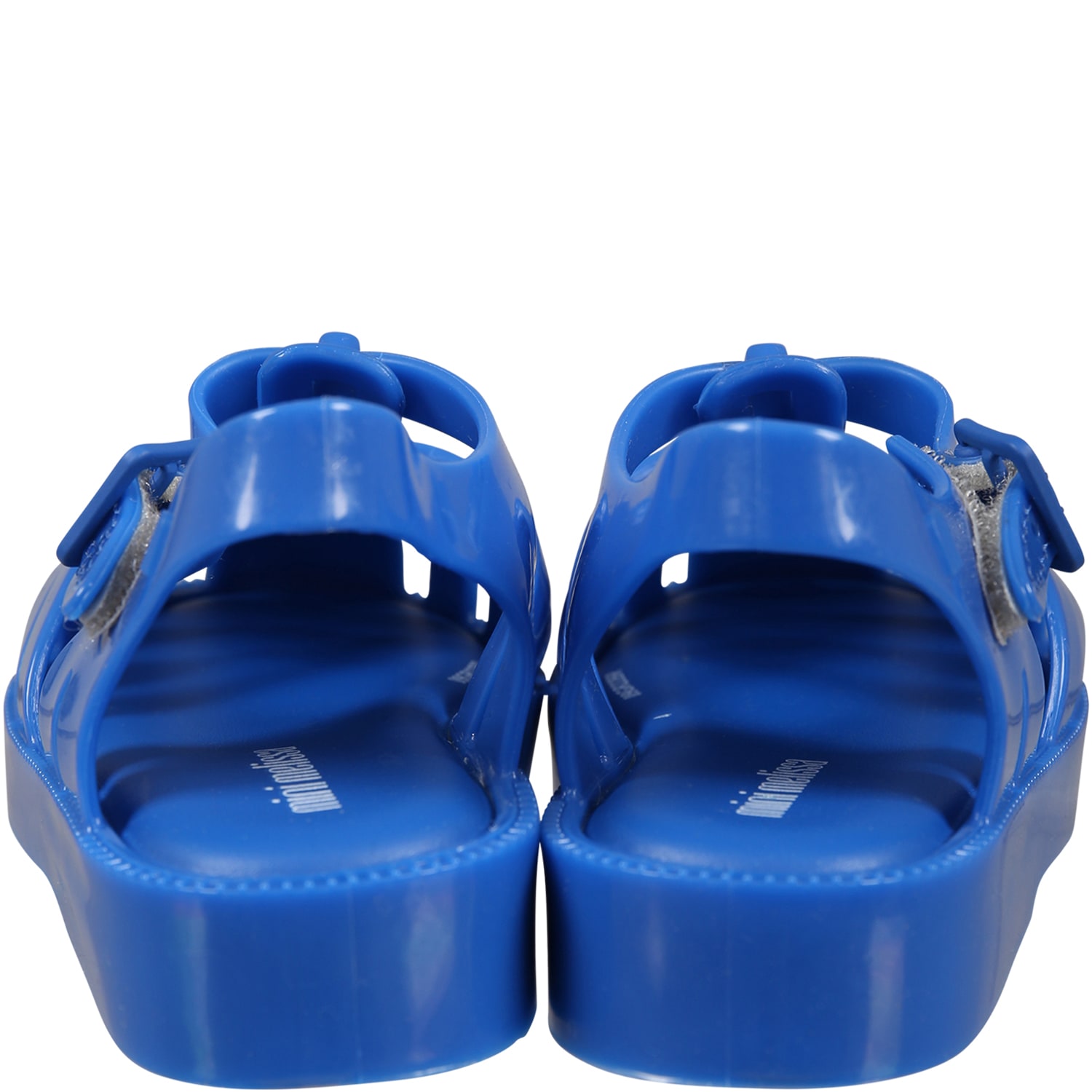 Shop Melissa Blue Sandals For Kids With Logo