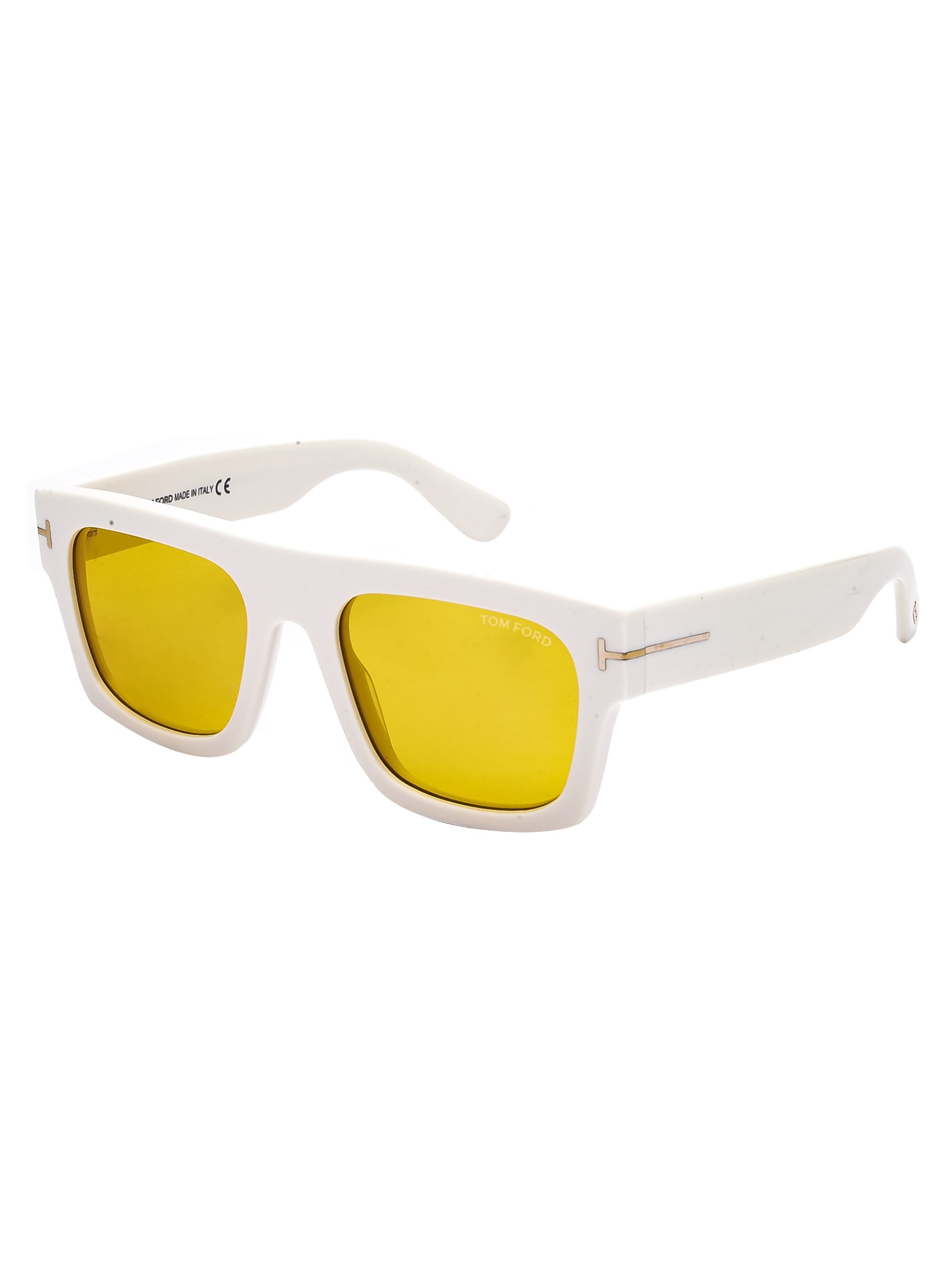Shop Tom Ford Ft0711 Sunglasses In 25e Ivory