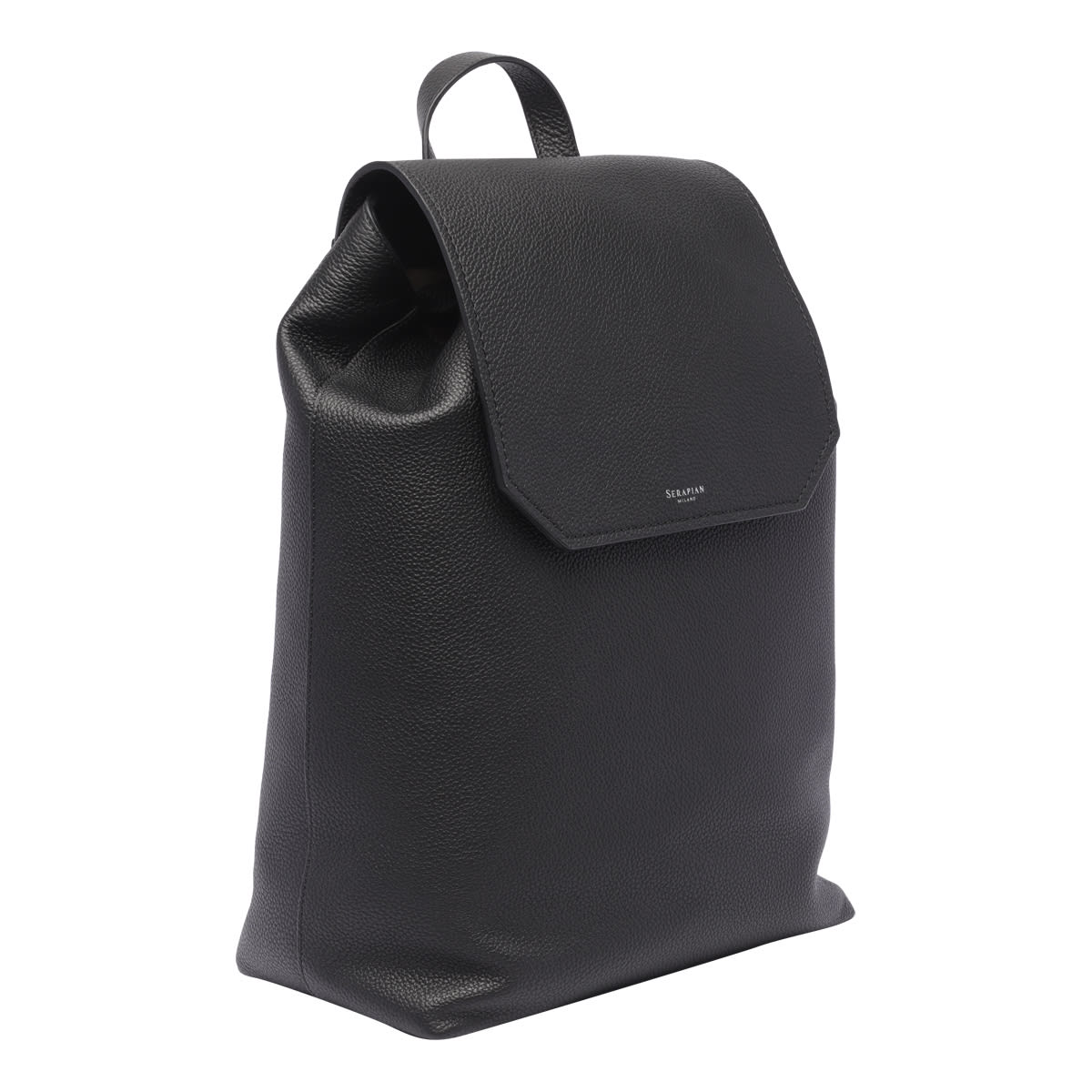 Shop Serapian Cachemire Soft Backpack In Black