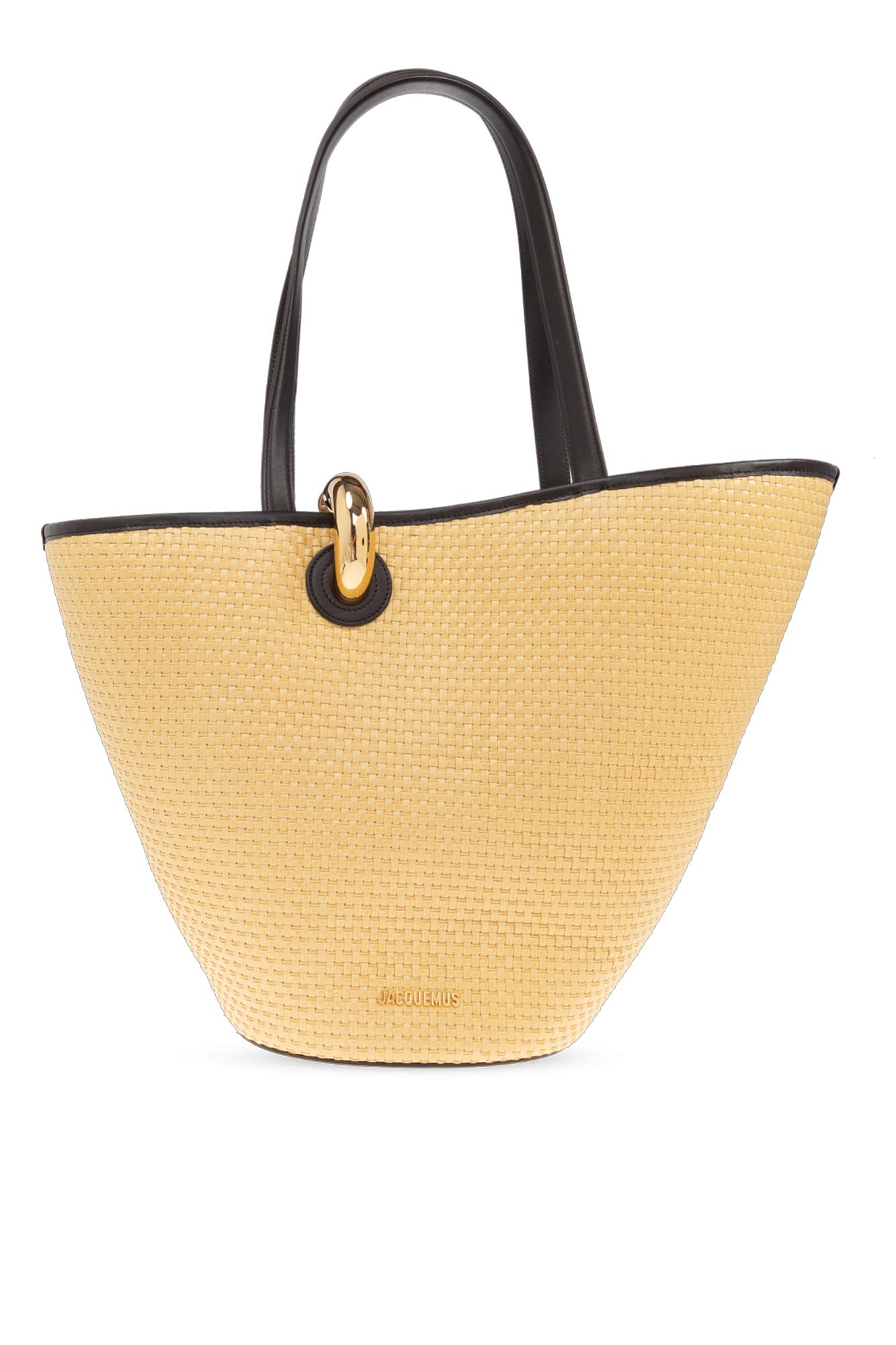 Jacquemus Bambola Shopper Bag In Sand