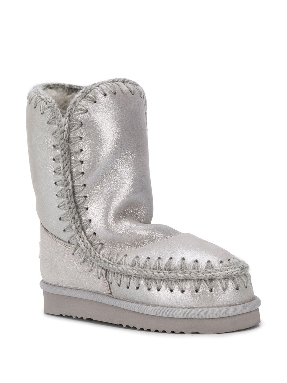MOU SILVER BOOTS WOMEN 