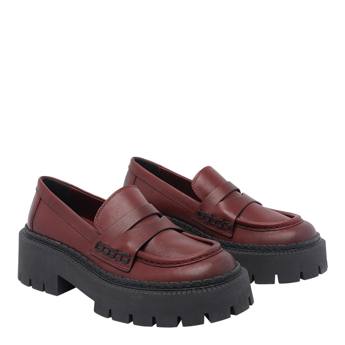 Vic Matie Etna Loafers In Red