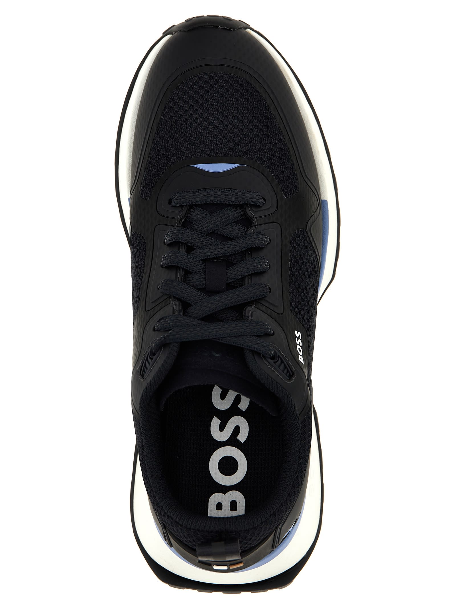 Shop Hugo Boss Jonah Sneakers In Blue