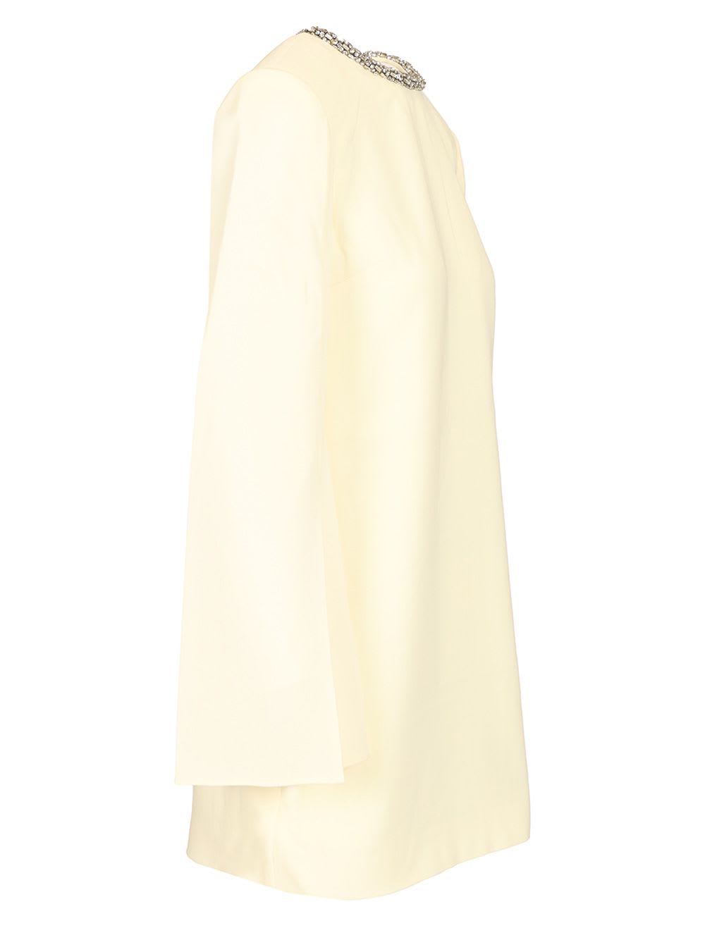 Shop Roland Mouret Cape Mini Dress