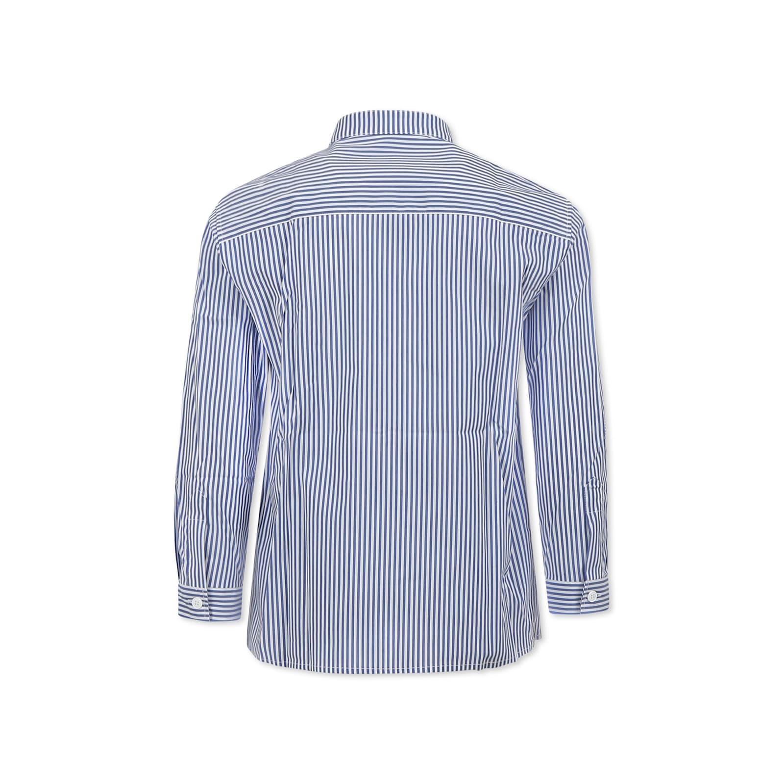 Dondup Blue Shirt For Boy With Logo In Blue