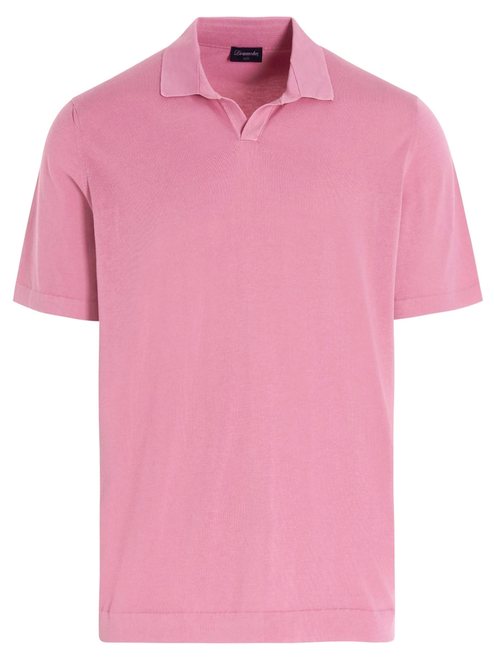 Drumohr Pink Cotton T-shirt