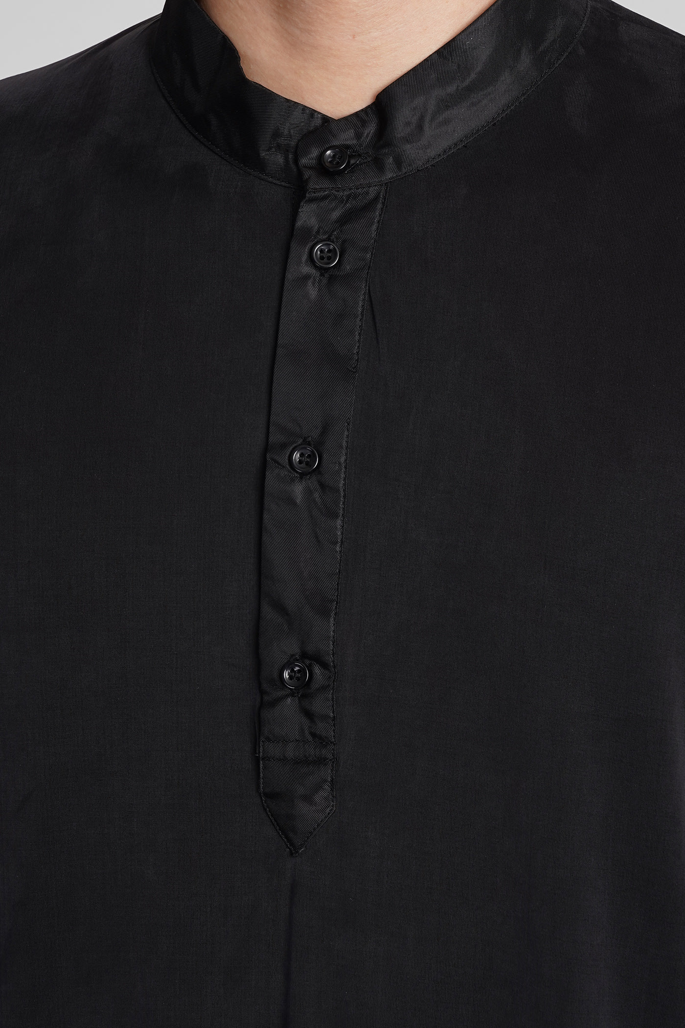 Shop Low Brand B225 T-shirt In Black Polyamide Polyester