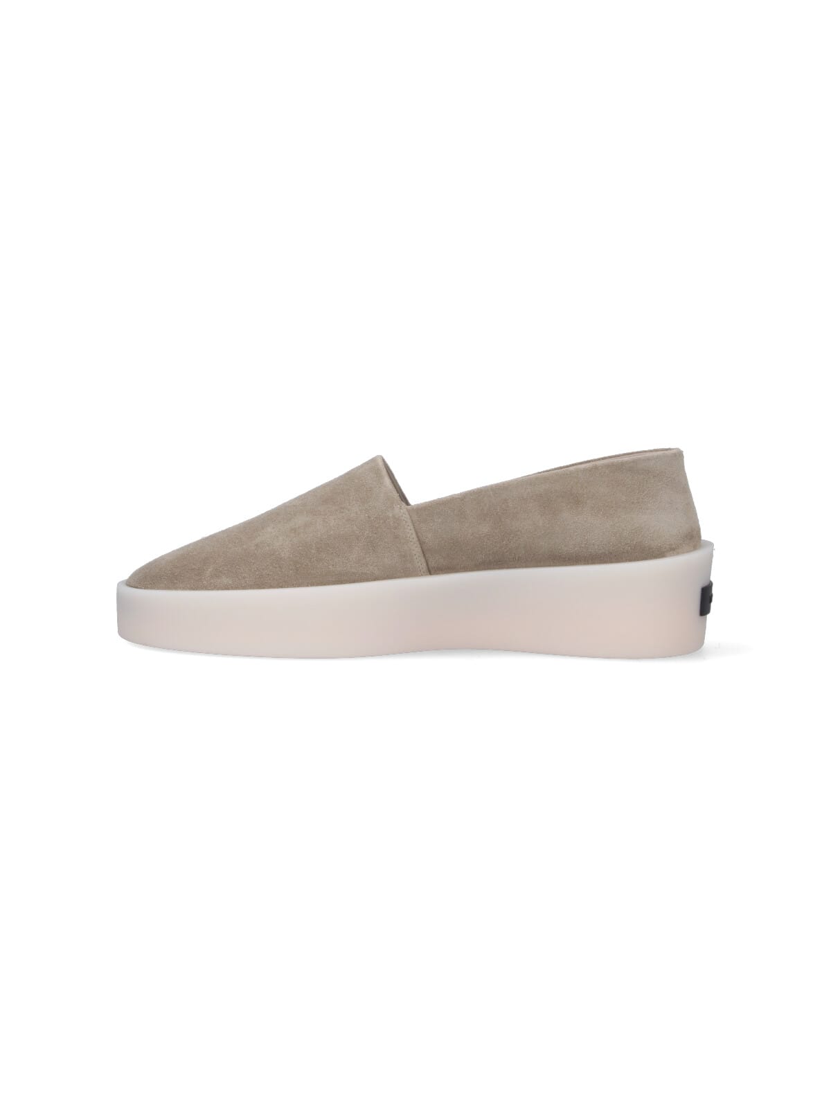 Shop Fear Of God Suede Espadrilles In Taupe