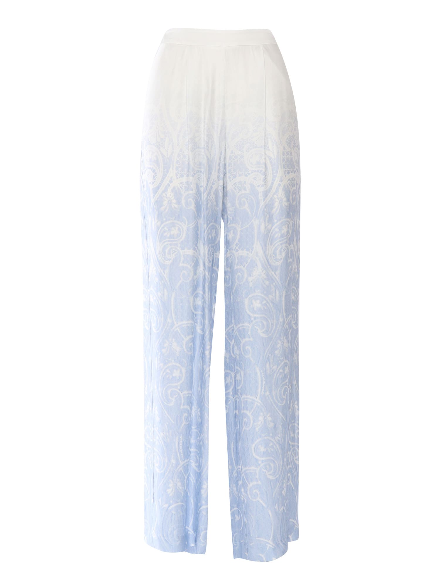 White And Light Blue Trousers