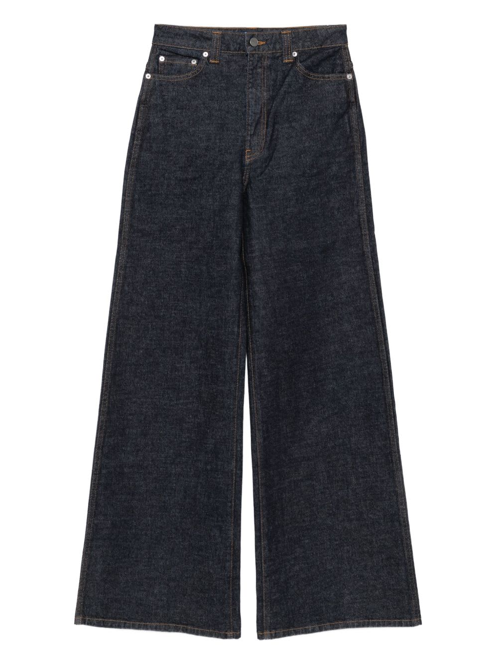 Khaite Dane Denim Cotton Jeans In Blue
