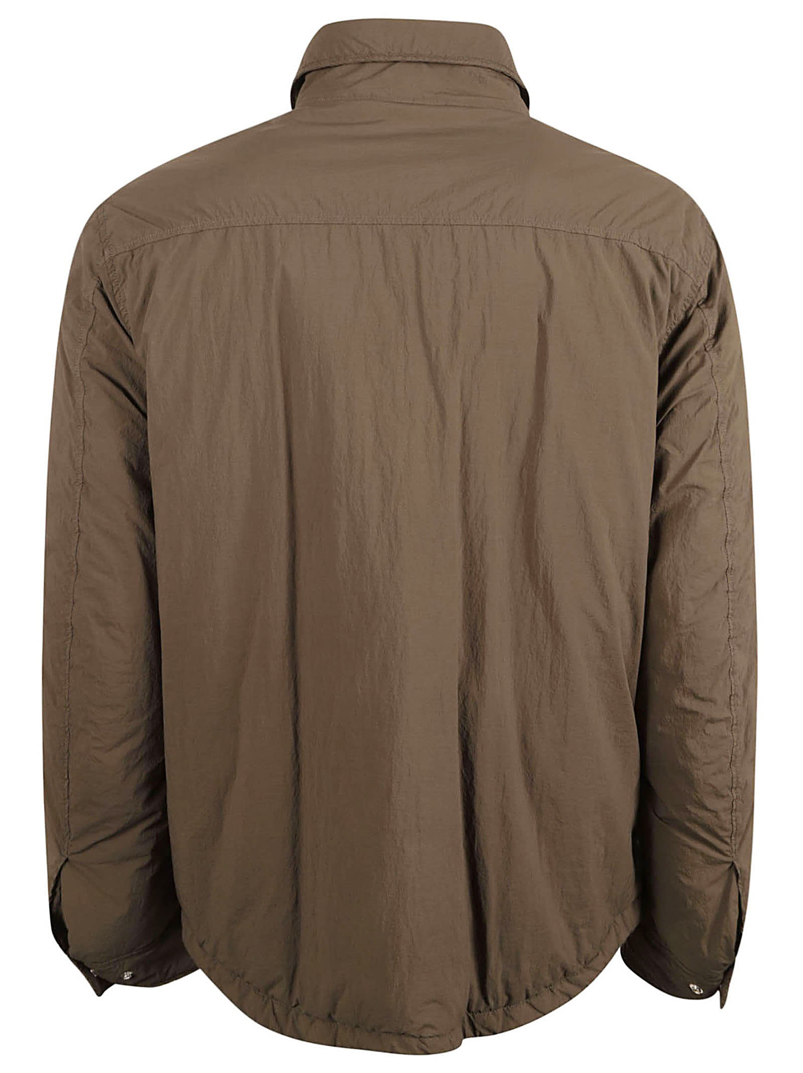 Shop Ten C Mid Layer Jacket In Green