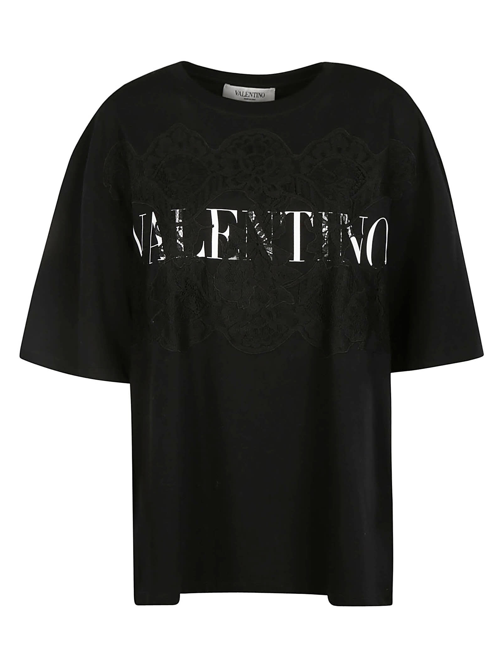 Valentino Embroidered Detail Logo T-shirt
