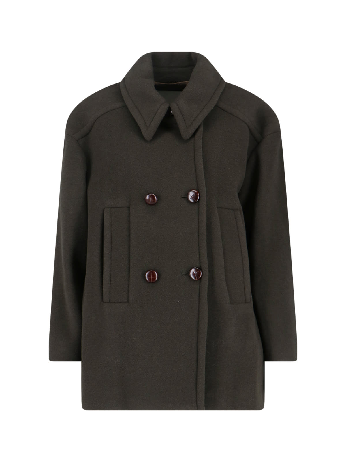 fiby Double-breasted Coat
