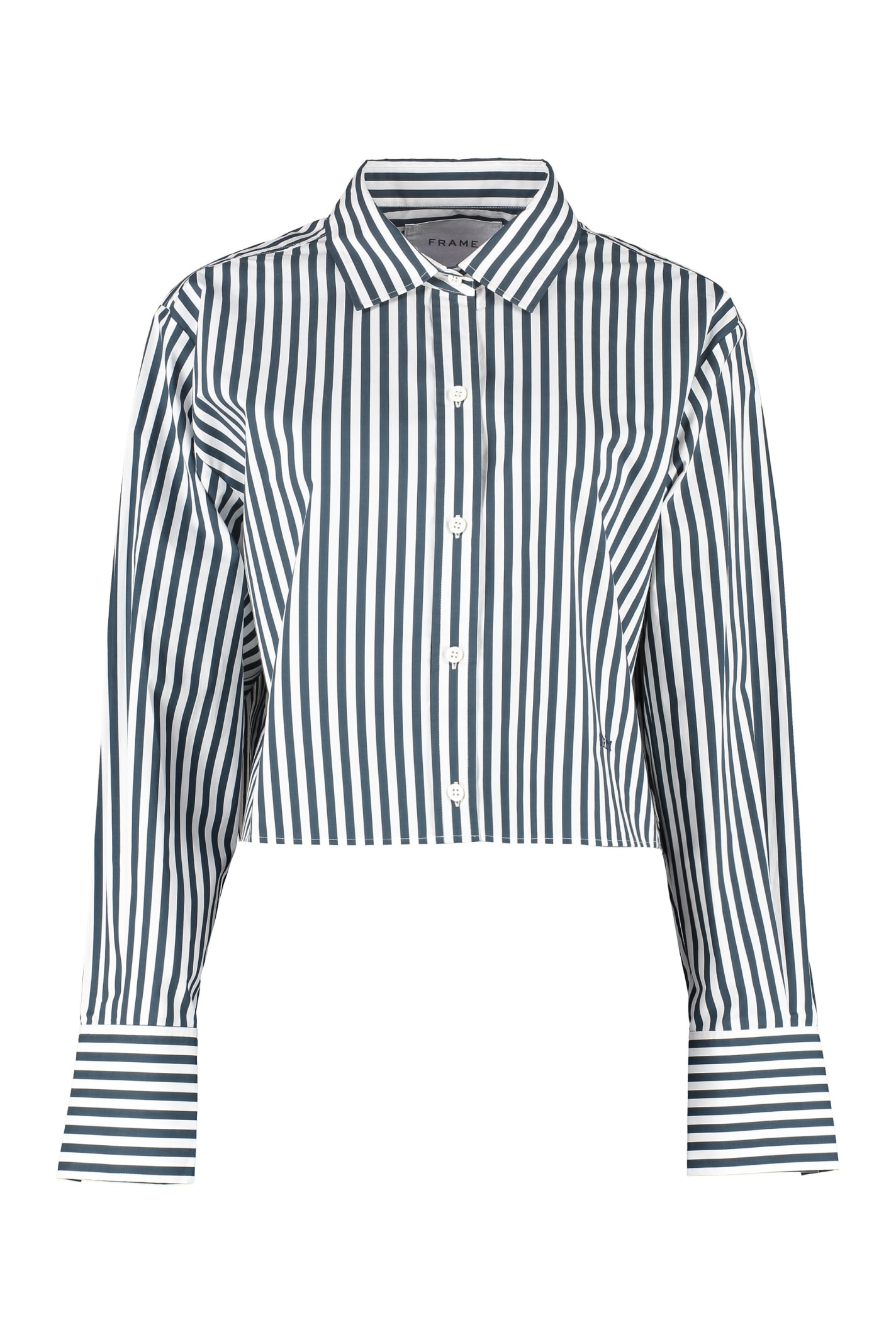 Frame Striped Cotton Shirt