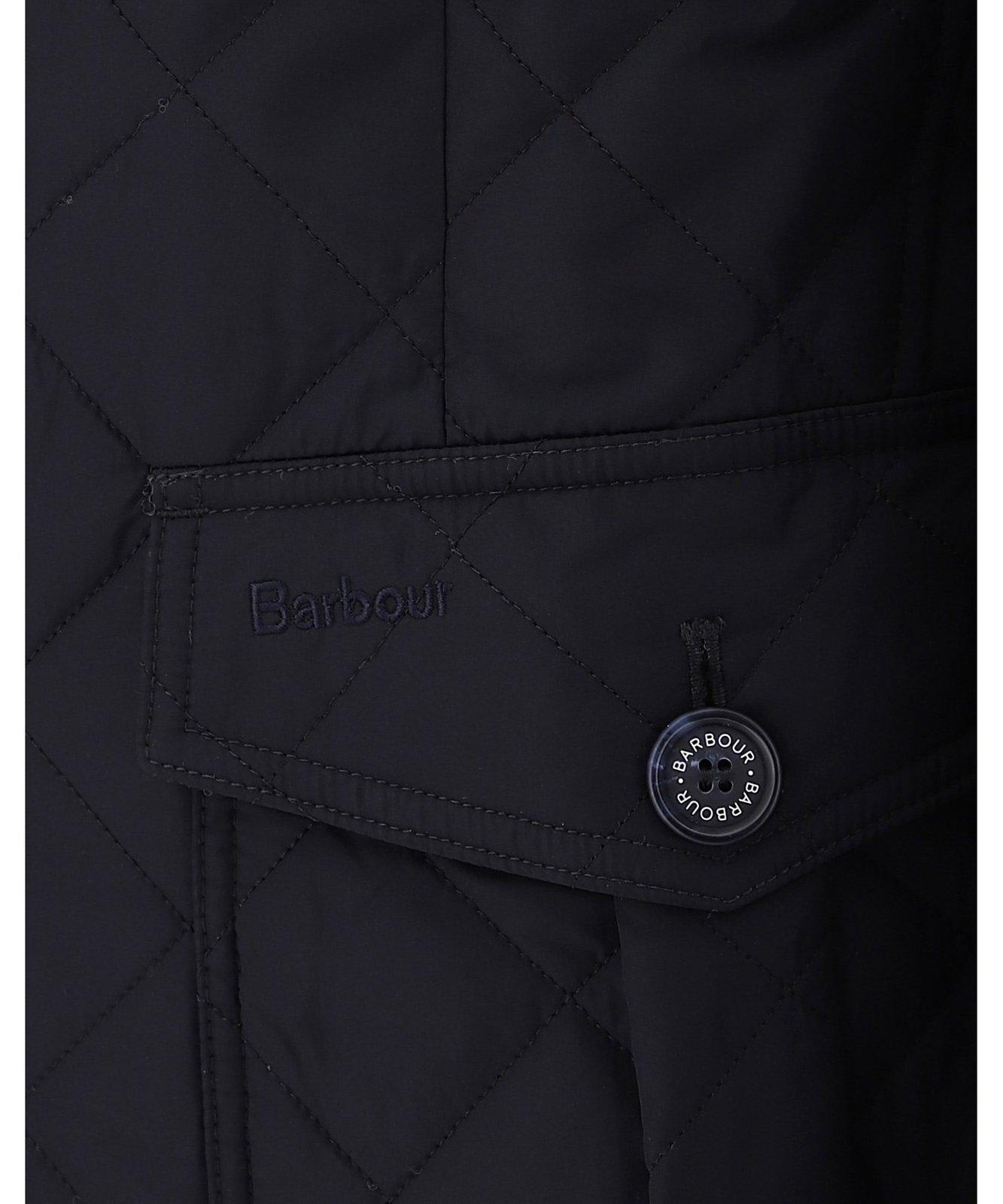 Shop Barbour Lutz Quilted Jacket In Blue