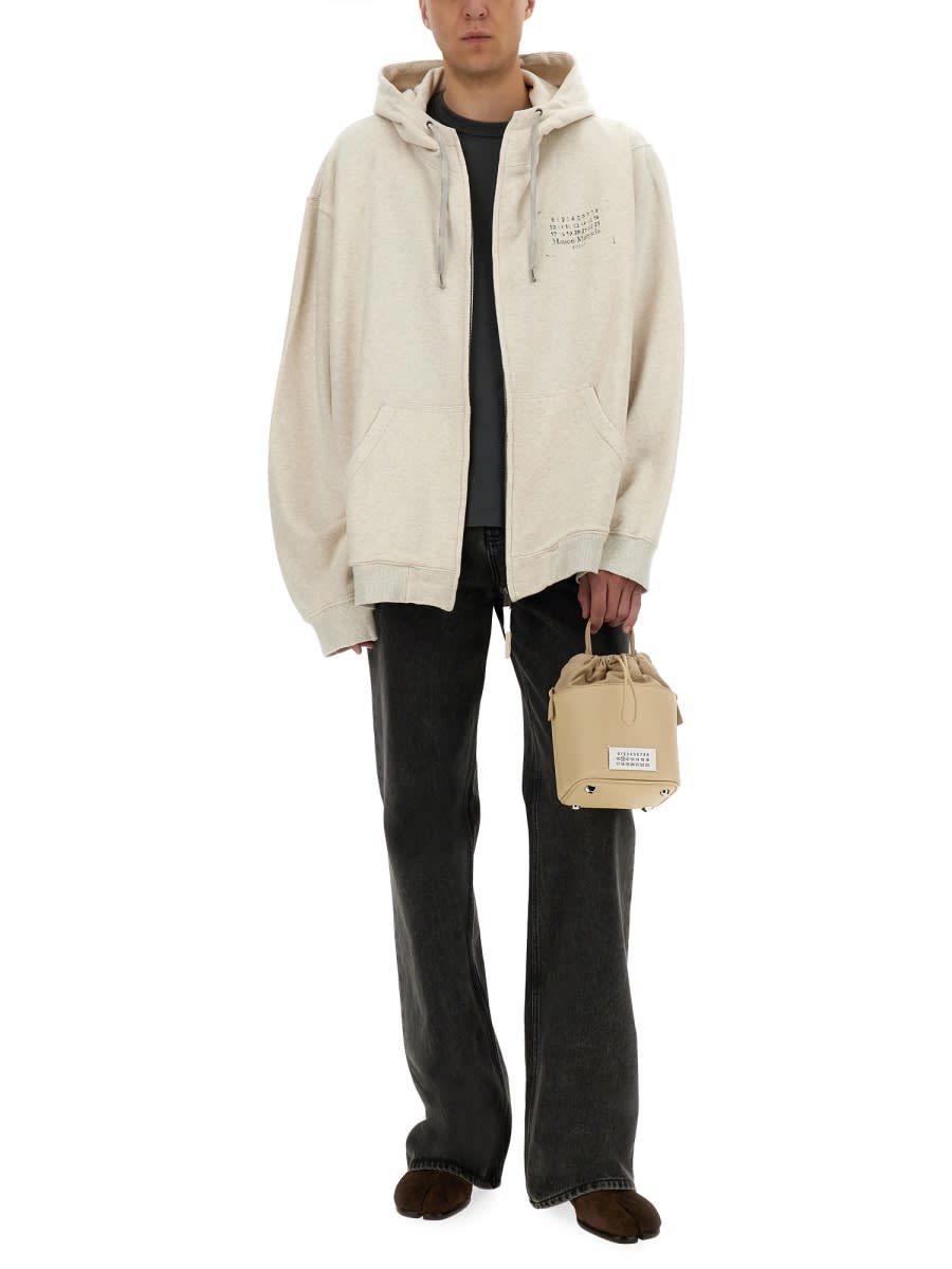 Maison Margiela Numerical Logo Hooded Sweatshirt