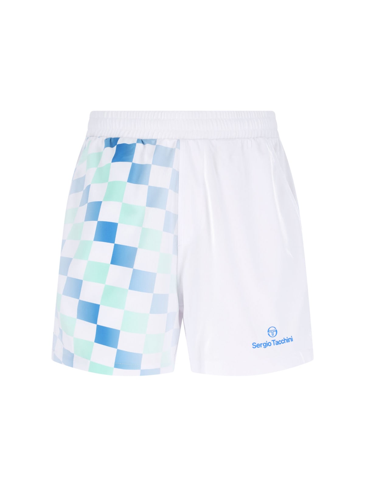 luca Check Track Shorts