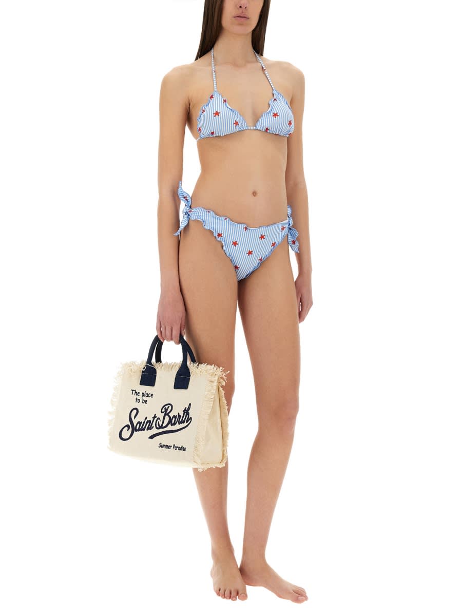 Mc2 Saint Barth Sarius Bikini Swimsuit In Blue