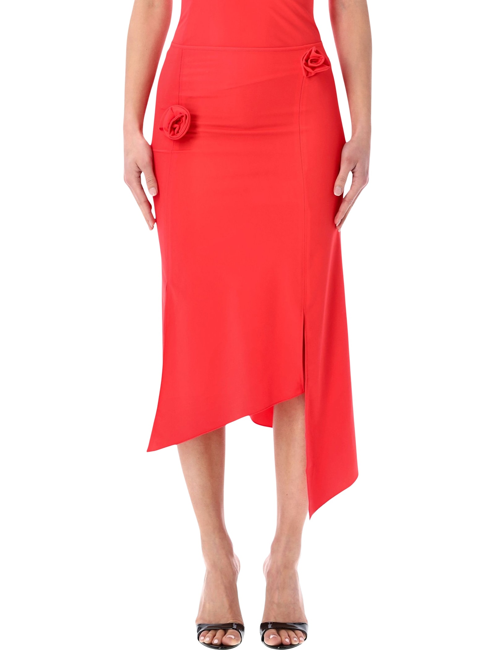 Coperni Flower Asymmetric Skirt