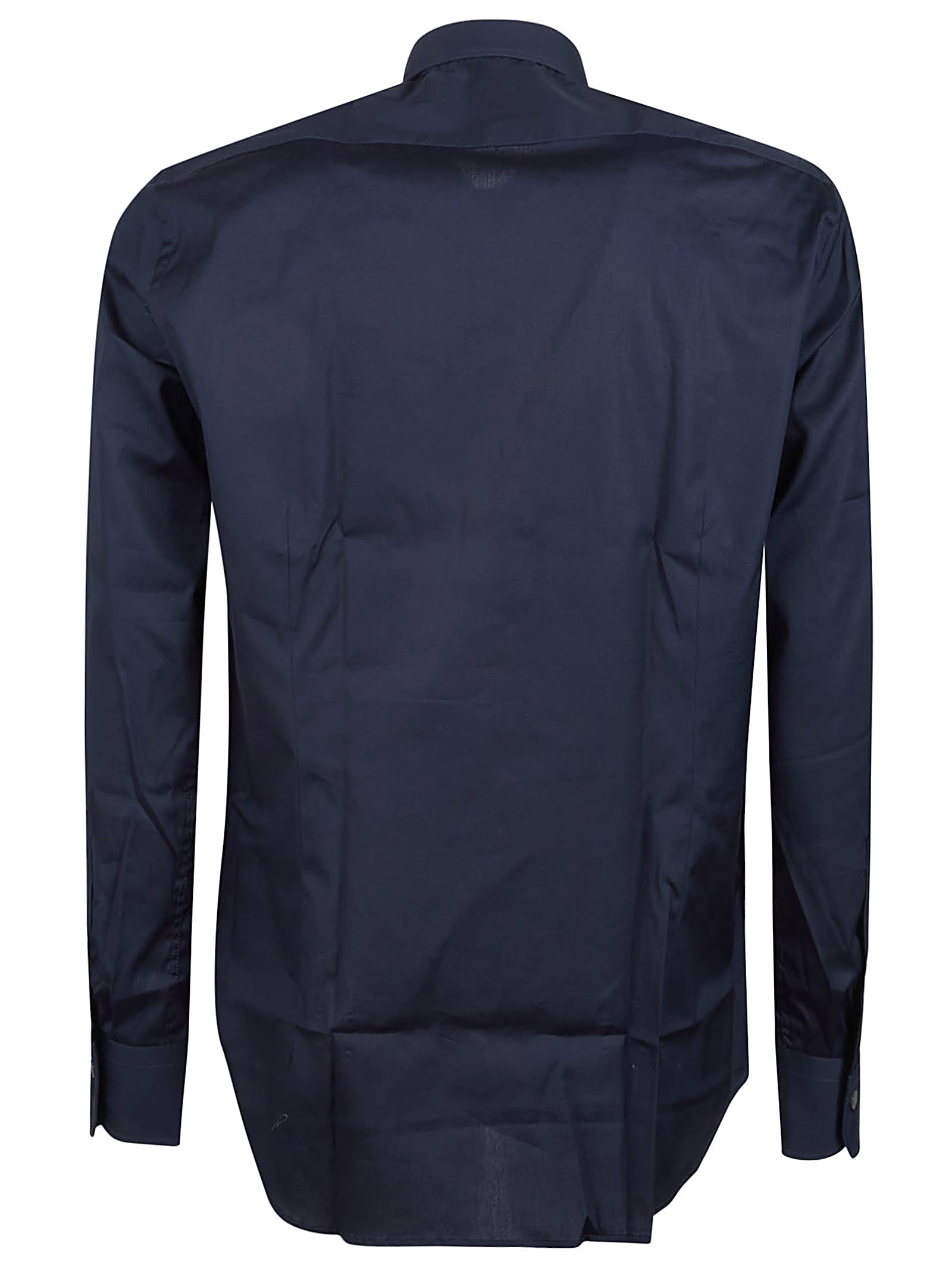 Orian Slim Shirt In Blu
