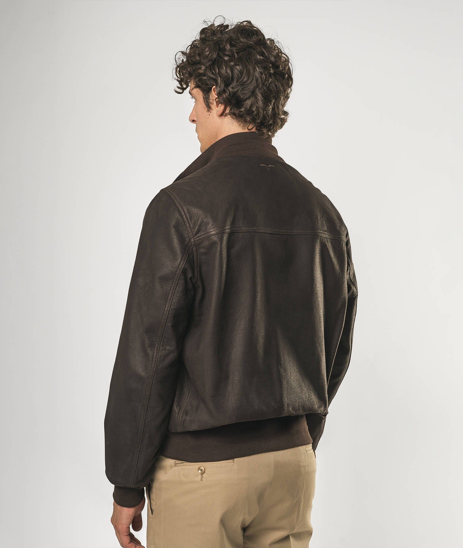 Larusmiani Newcastle Jacket Leather Jacket In Brown