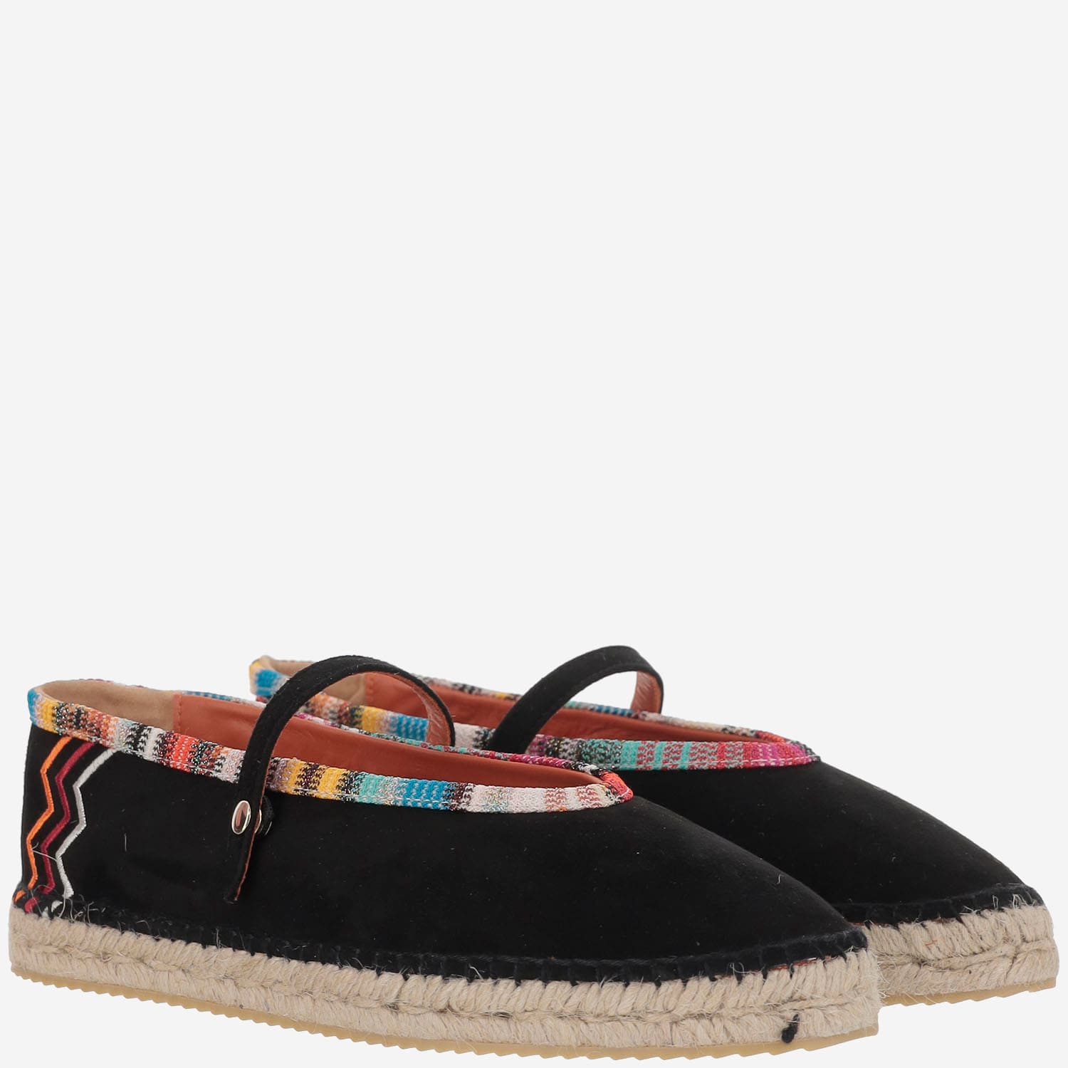 MISSONI VISCOSE-BLEND ESPADRILLES WITH ZIGZAG PATTERN