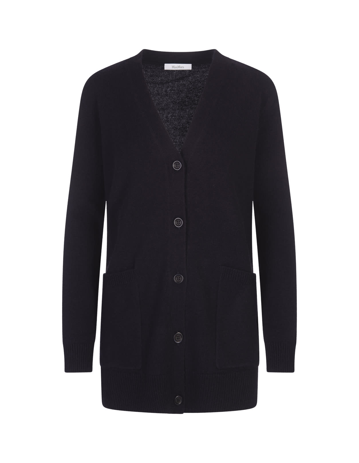 Shop Max Mara Navy Blue Villar Cardigan