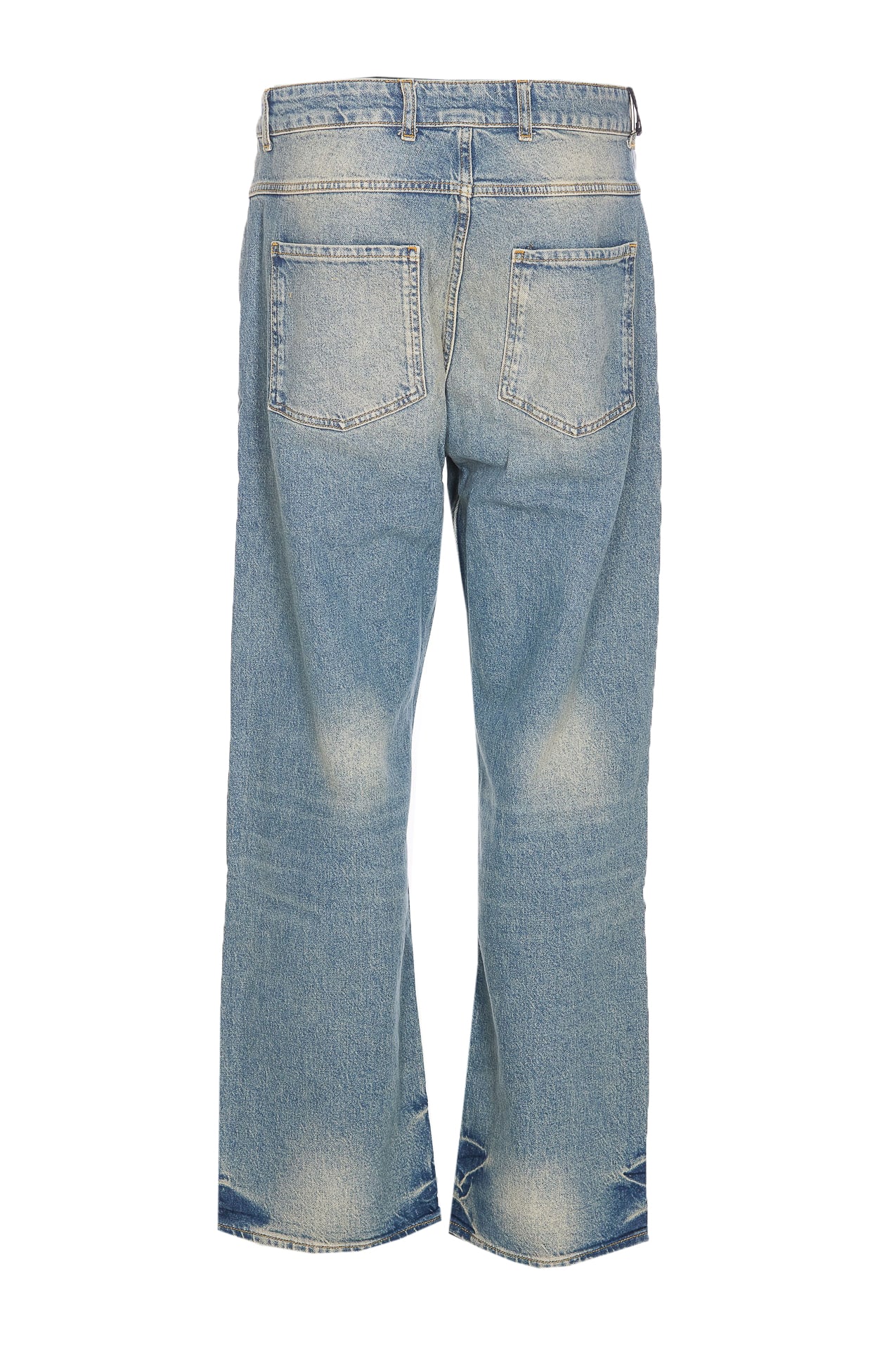 Shop Represent R3 Baggy Denim Jeans Jeans In Blue