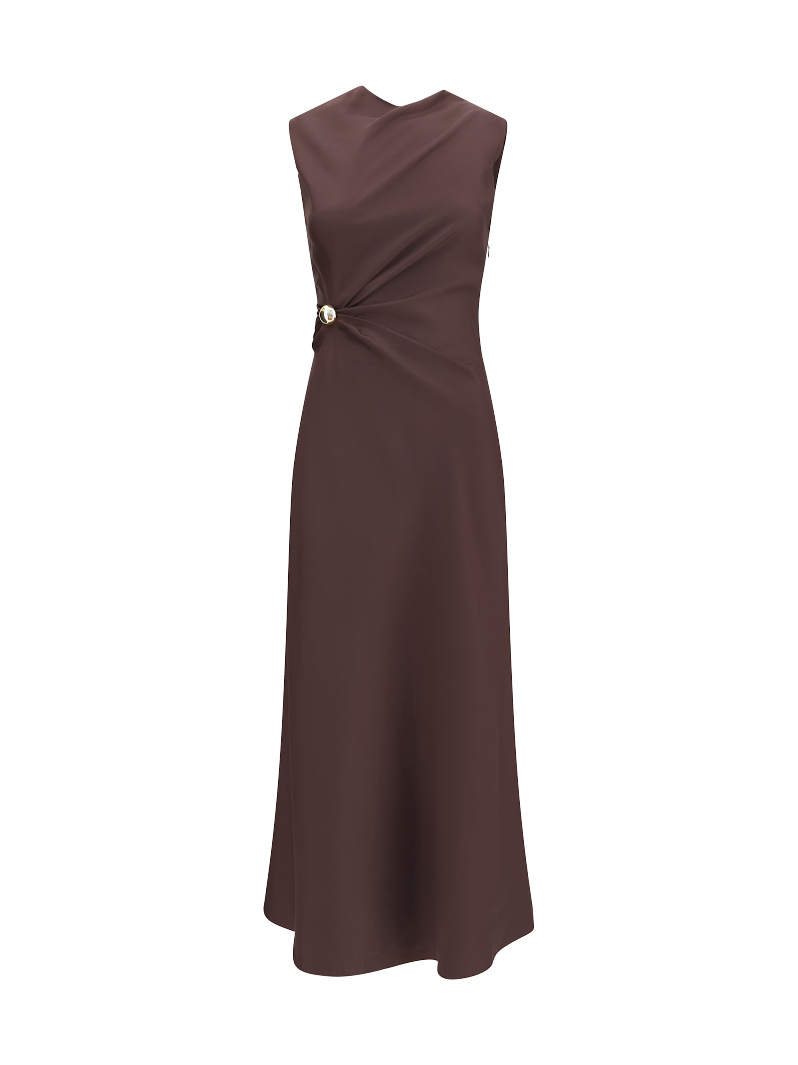 Silk Midi Dress