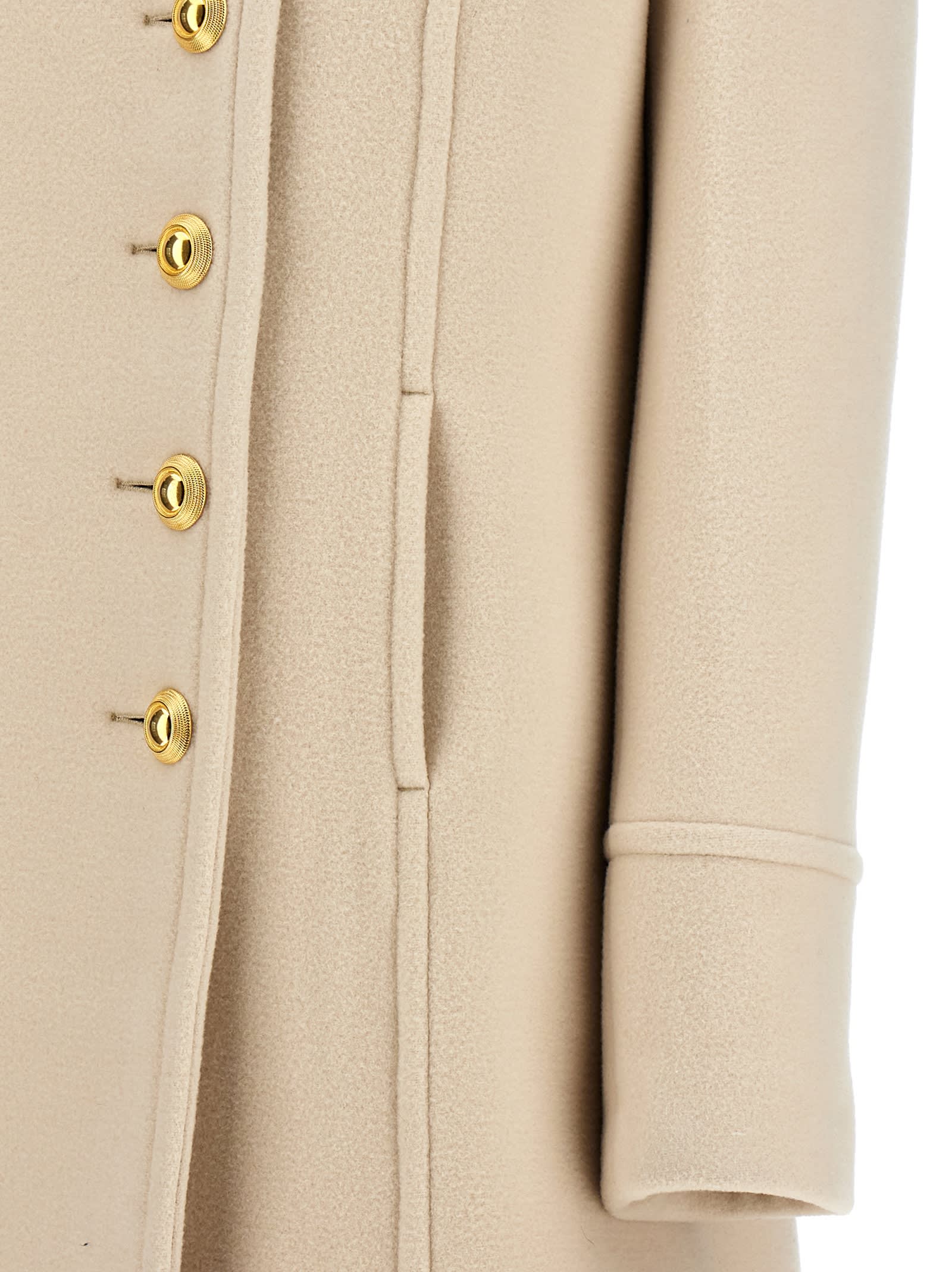 Shop Tom Ford Single-breasted Wool Coat In White