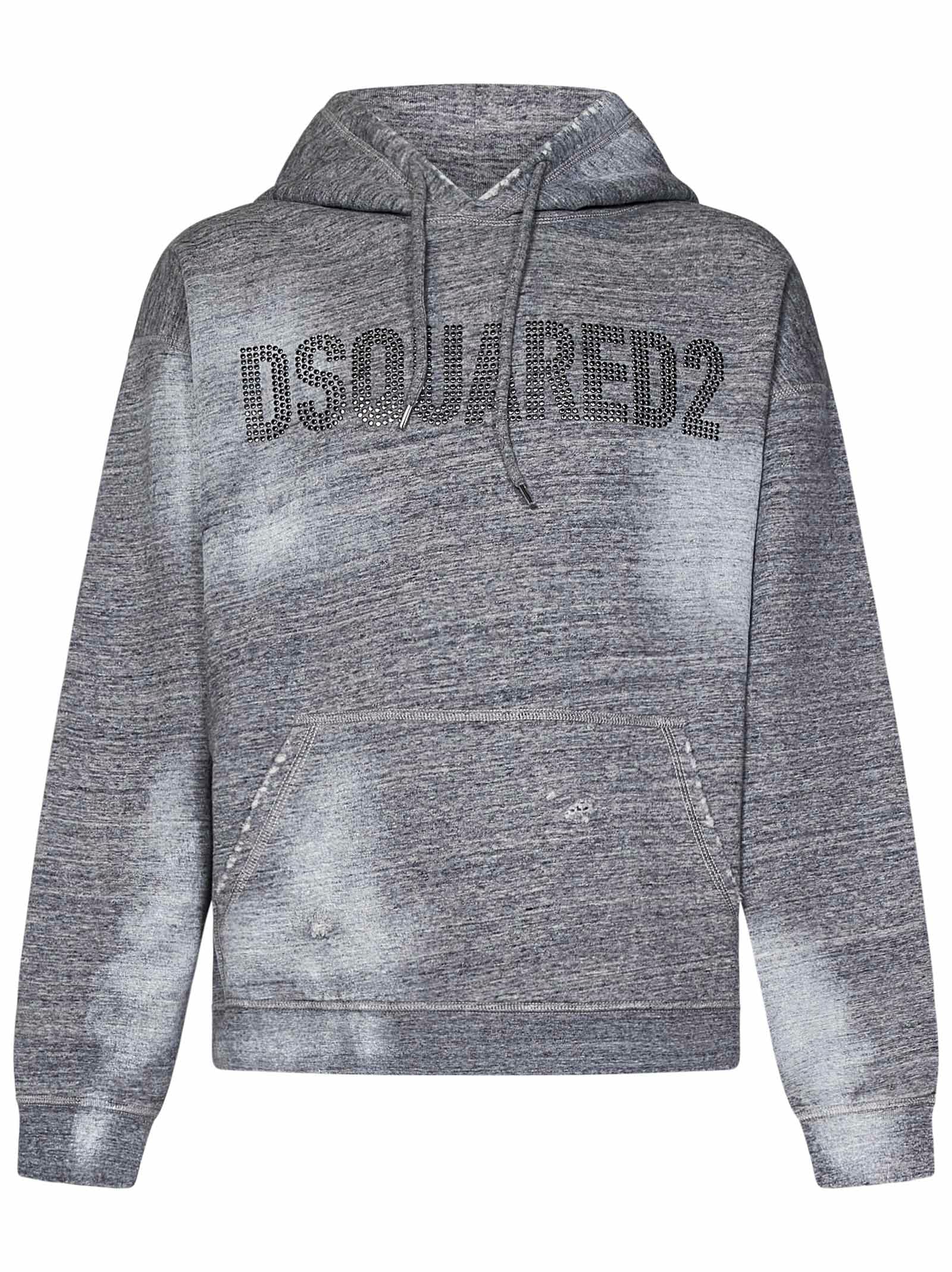 Shop Dsquared2 Sweatshirt In Grey