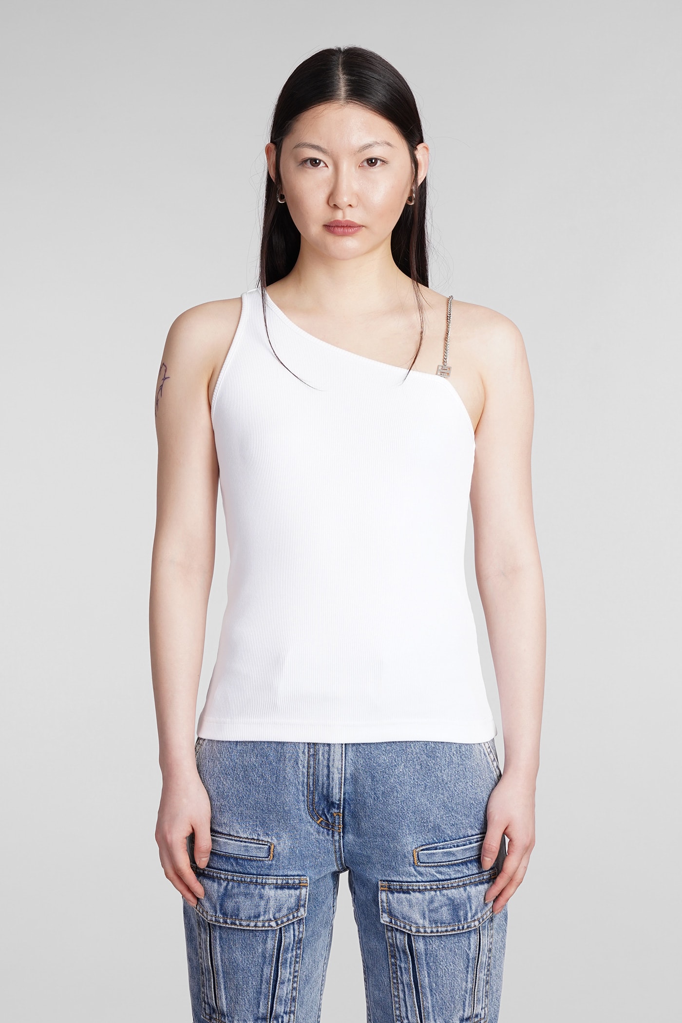 Shop Givenchy Topwear In White Cotton