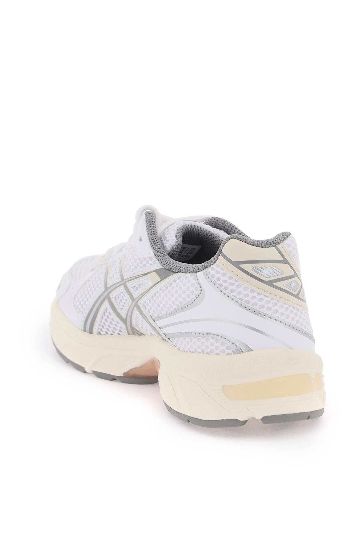 Shop Asics Gel-1130 Sneakers In White Clay Grey (white)