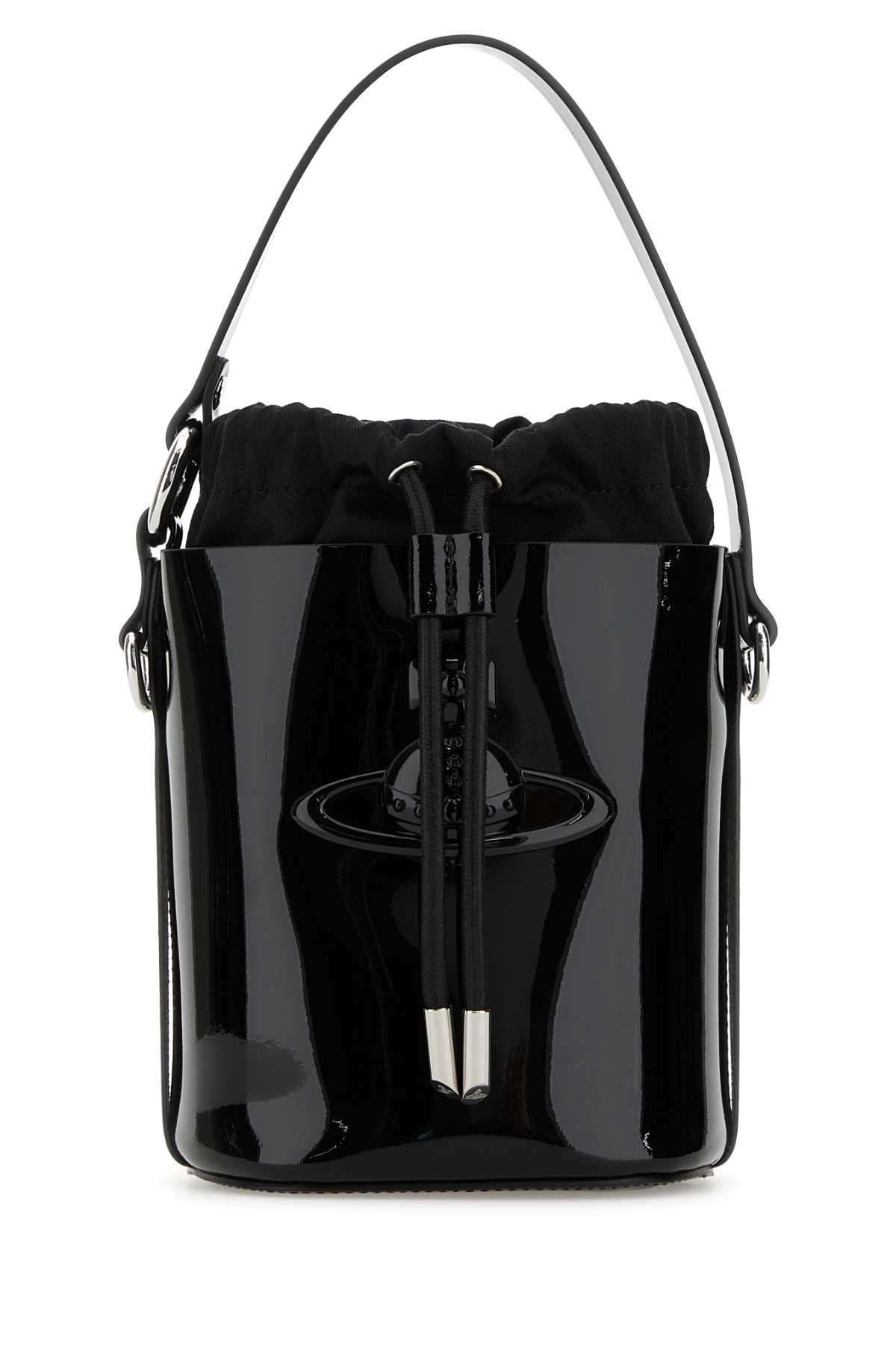 Black Leather Daisy Bucket Bag - Vivienne Westwood - Modalova