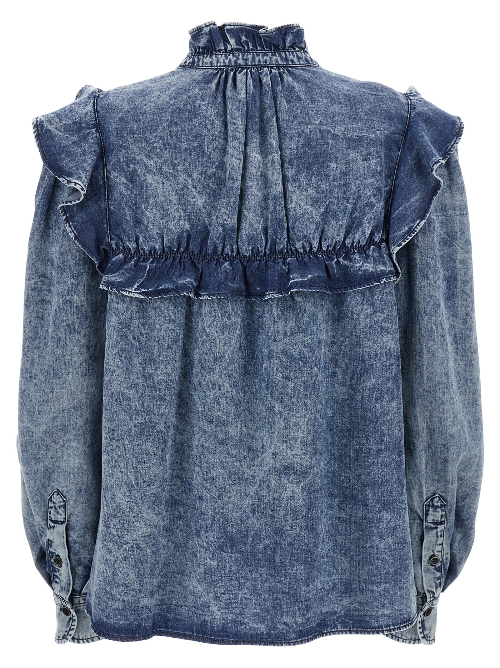 Isabel Marant Étoile Idety Blouse In Blue