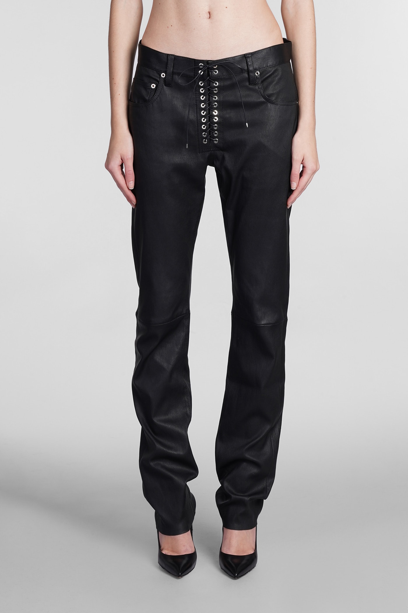 Ludovic de Saint Sernin Pants In Black Leather